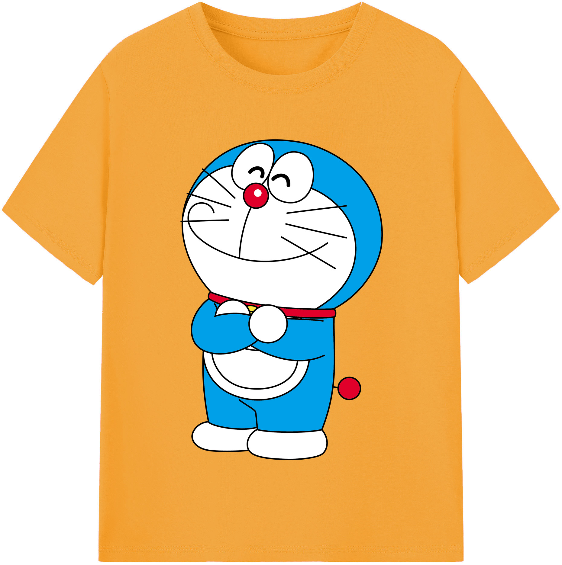 （画像用） ドラえもん Doraemon レディースカジュアルプリントTシャツ（綿100％）