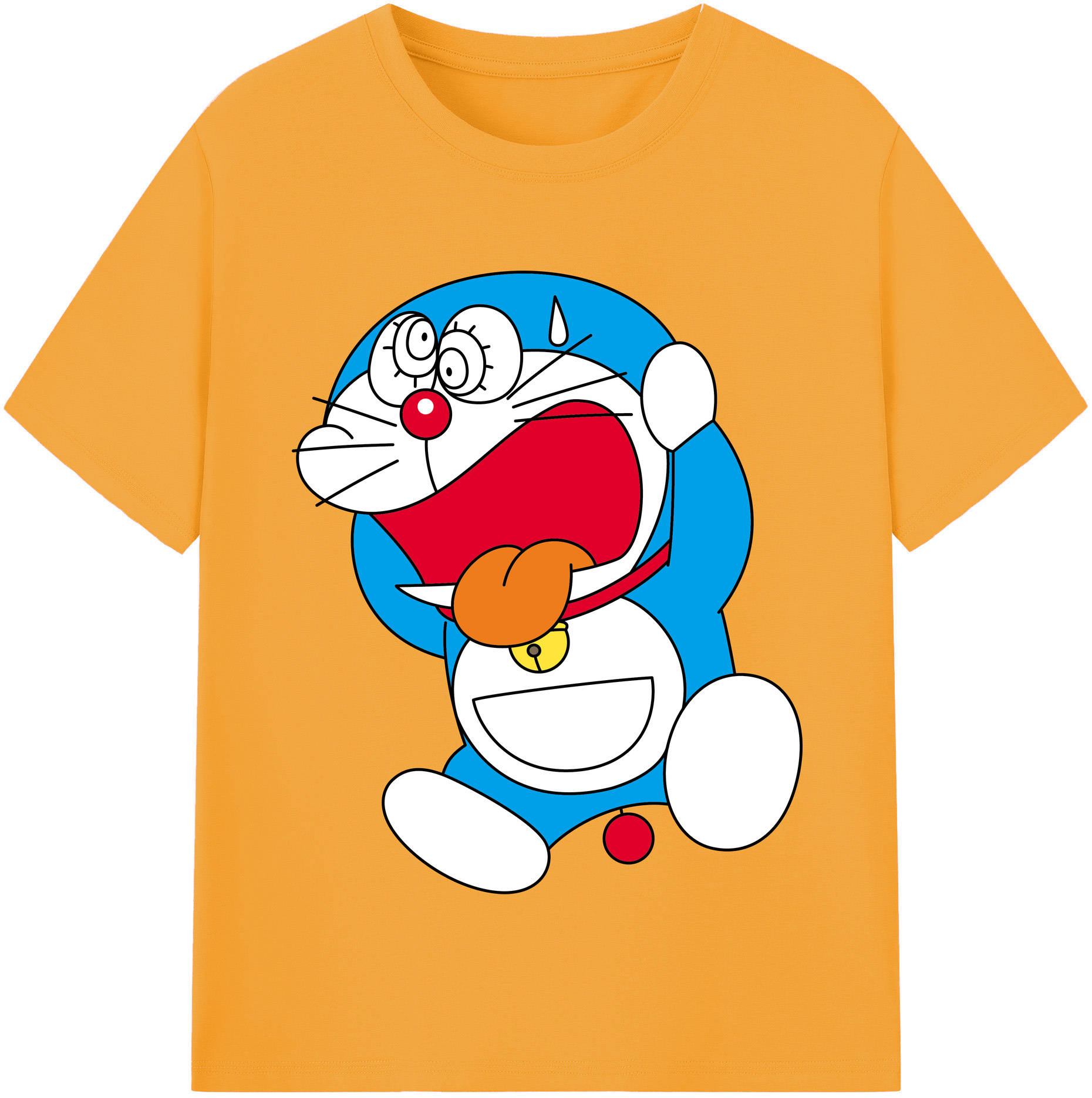（画像用） ドラえもん Doraemon レディースカジュアルプリントTシャツ（綿100％）