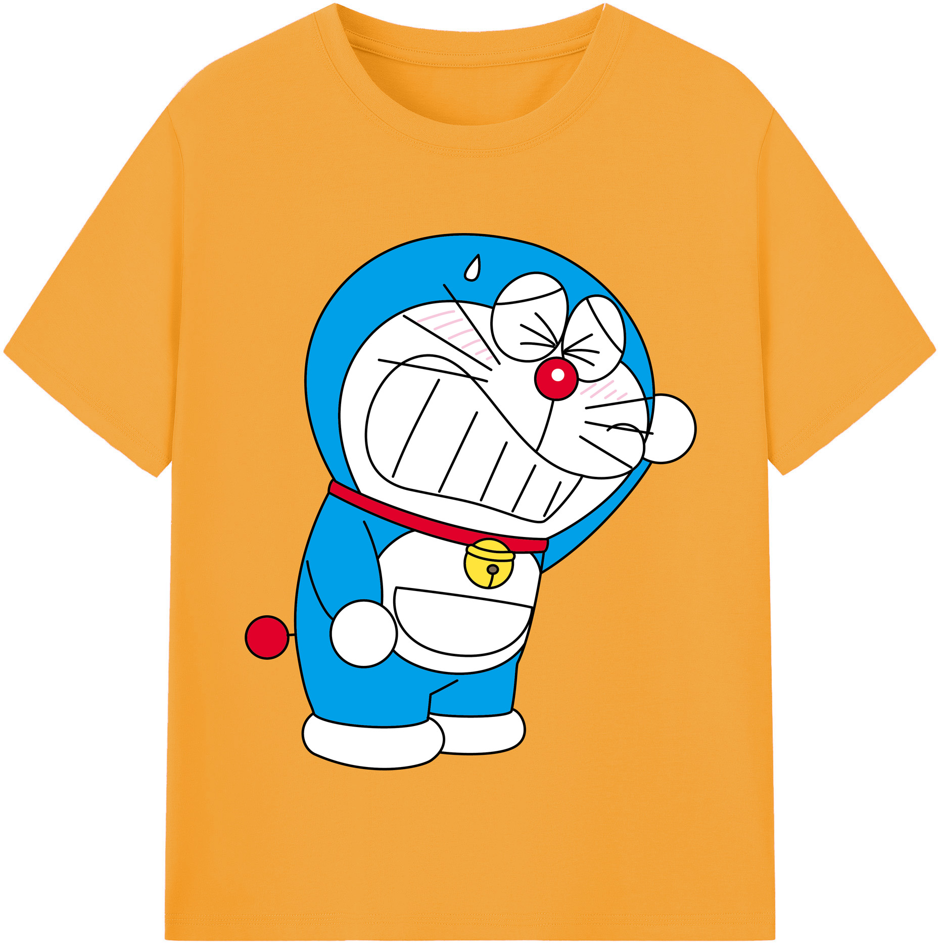 （画像用） ドラえもん Doraemon レディースカジュアルプリントTシャツ（綿100％）