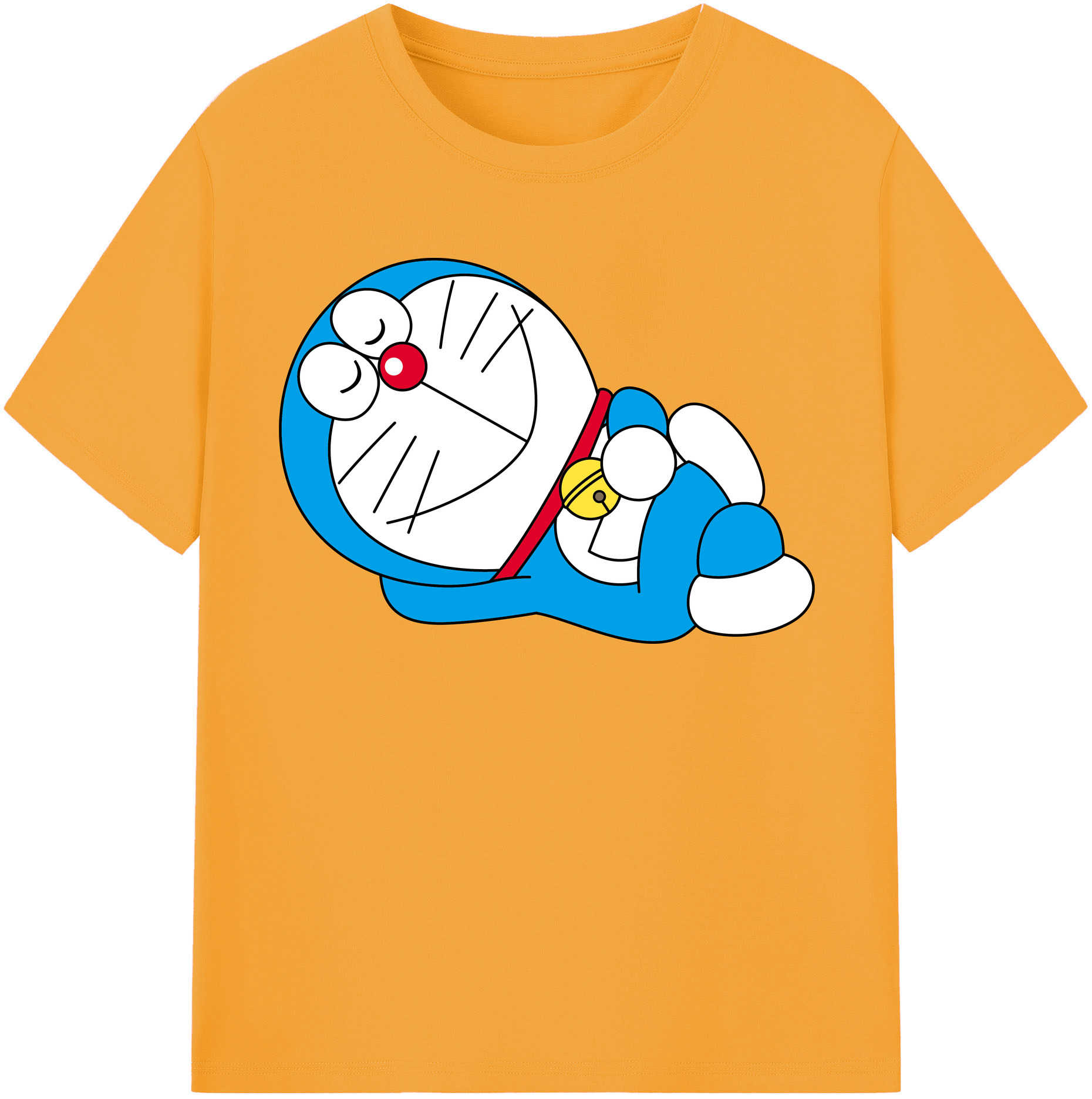 （画像用） ドラえもん Doraemon レディースカジュアルプリントTシャツ（綿100％）
