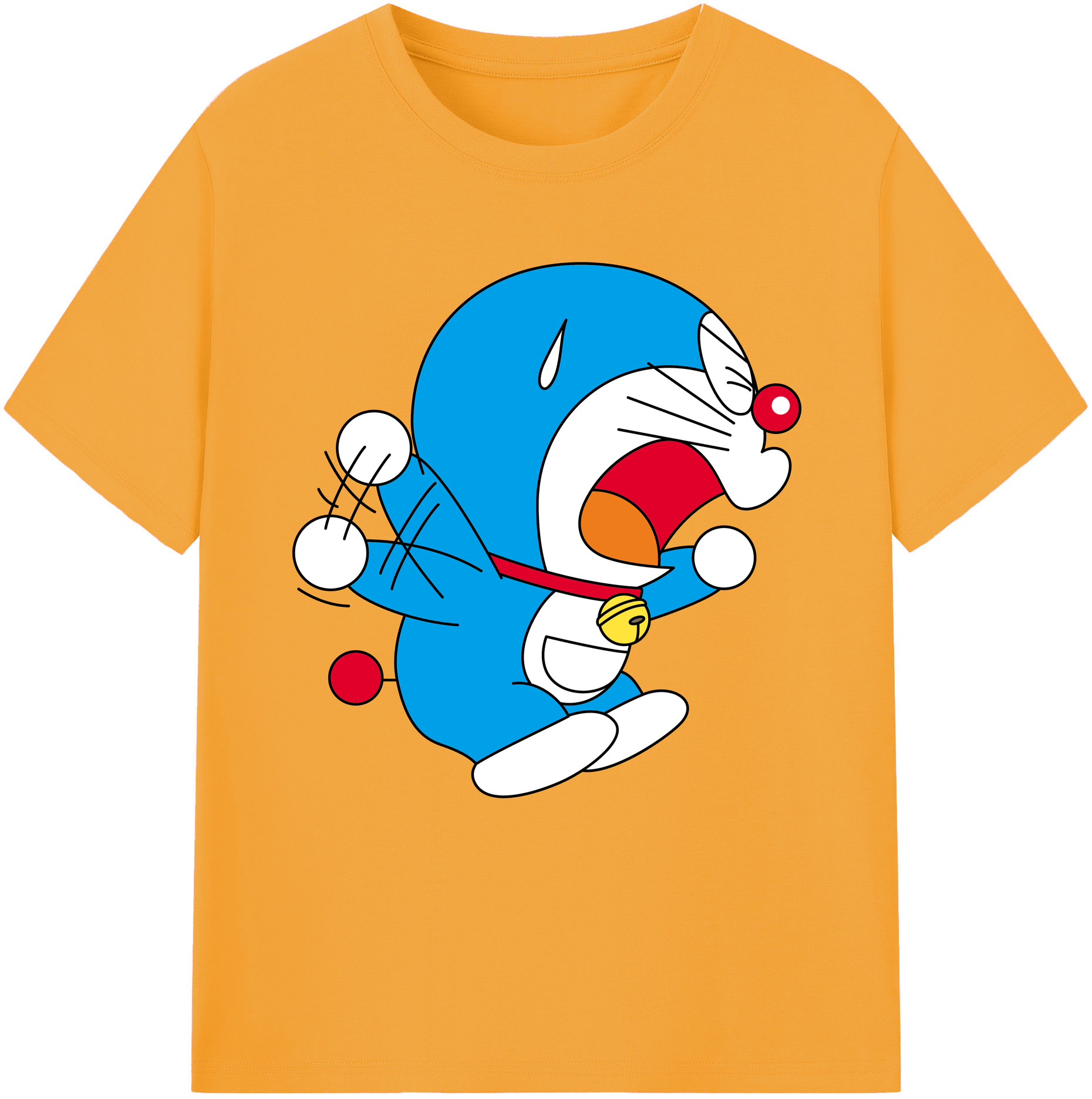 （画像用） ドラえもん Doraemon レディースカジュアルプリントTシャツ（綿100％）