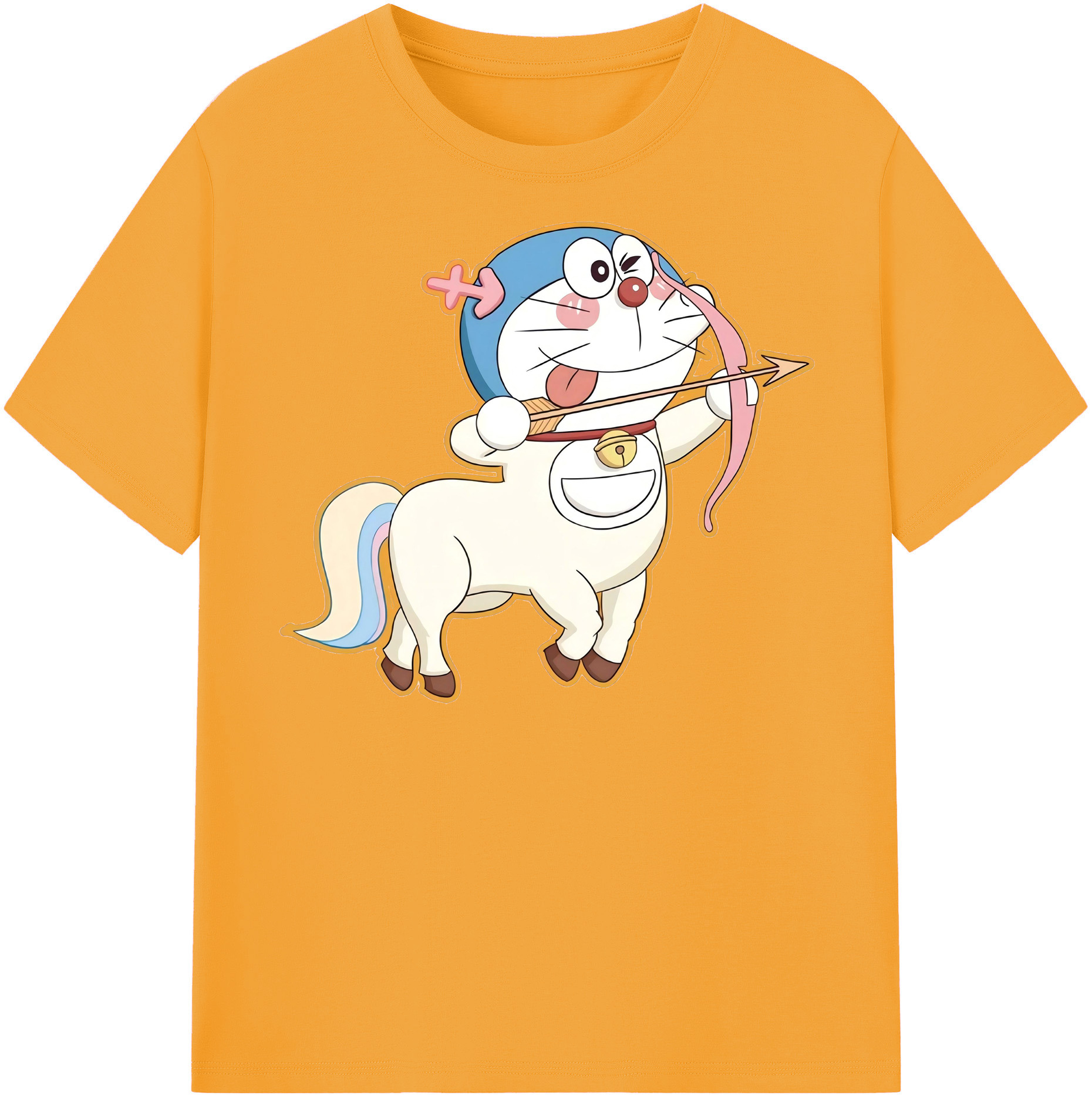 （画像用） ドラえもん Doraemon レディースカジュアルプリントTシャツ（綿100％）