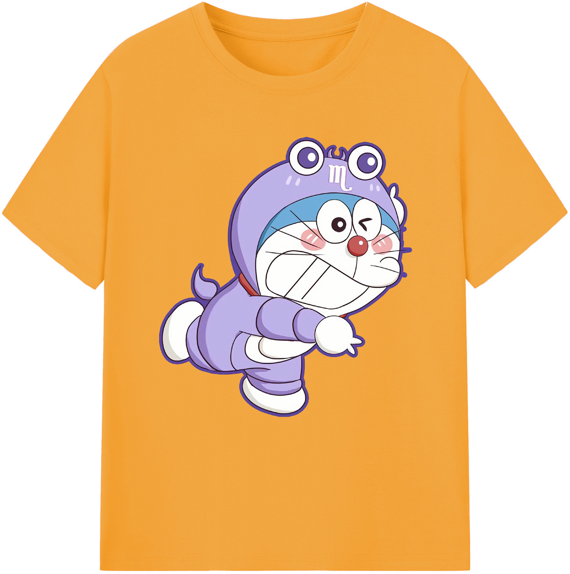 （画像用） ドラえもん Doraemon レディースカジュアルプリントTシャツ（綿100％）