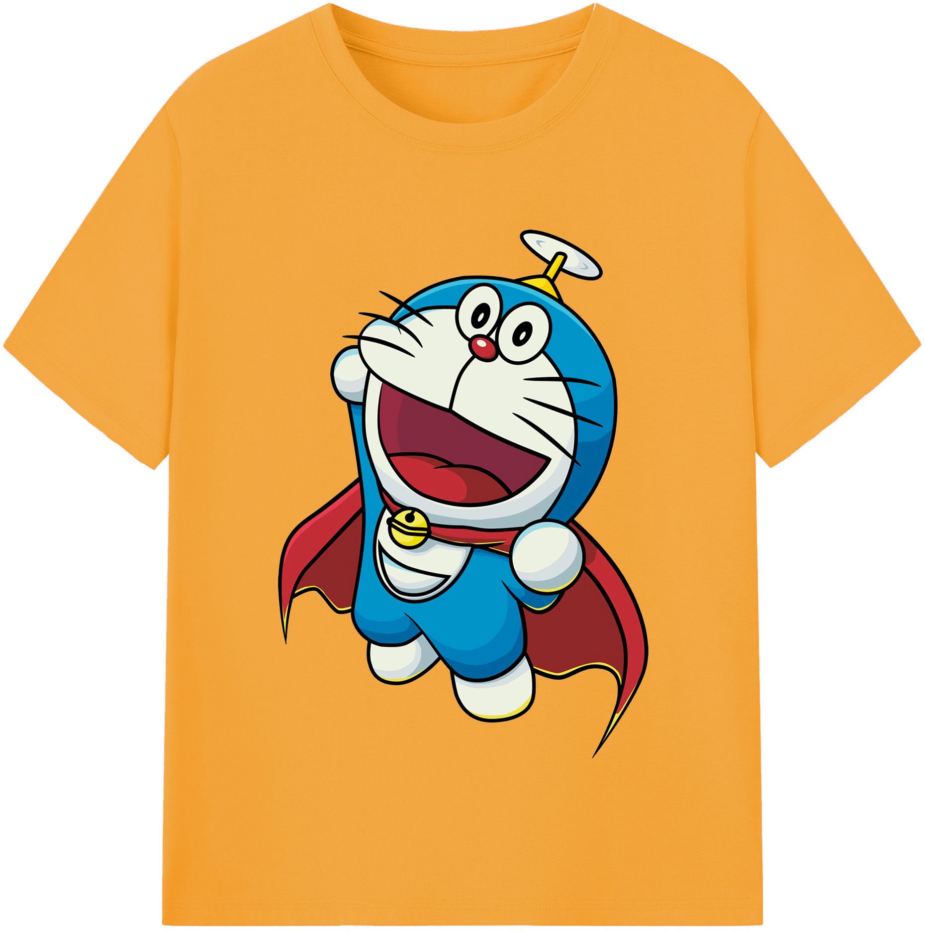 （画像用） ドラえもん Doraemon レディースカジュアルプリントTシャツ（綿100％）