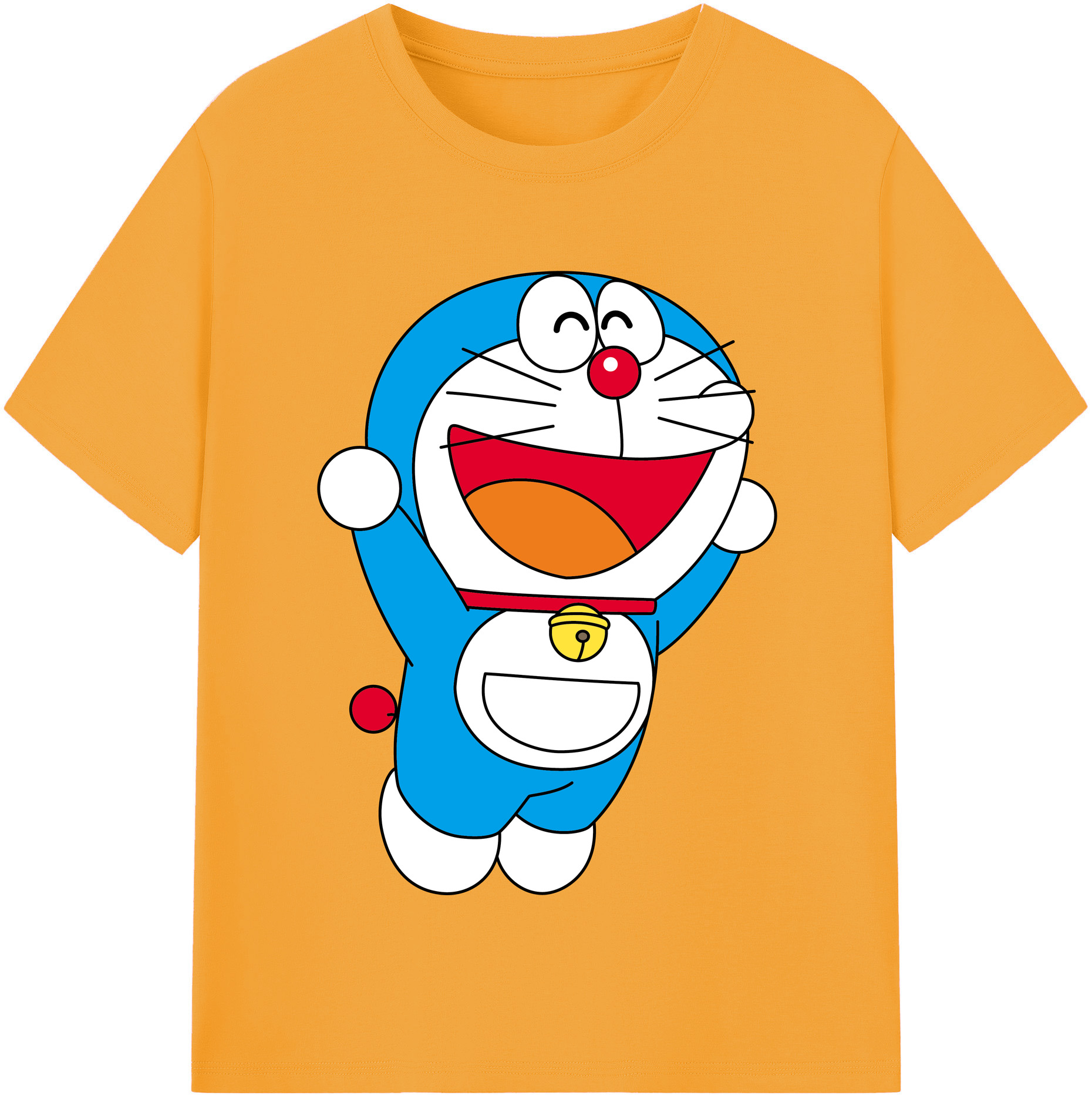 （画像用） ドラえもん Doraemon レディースカジュアルプリントTシャツ（綿100％）