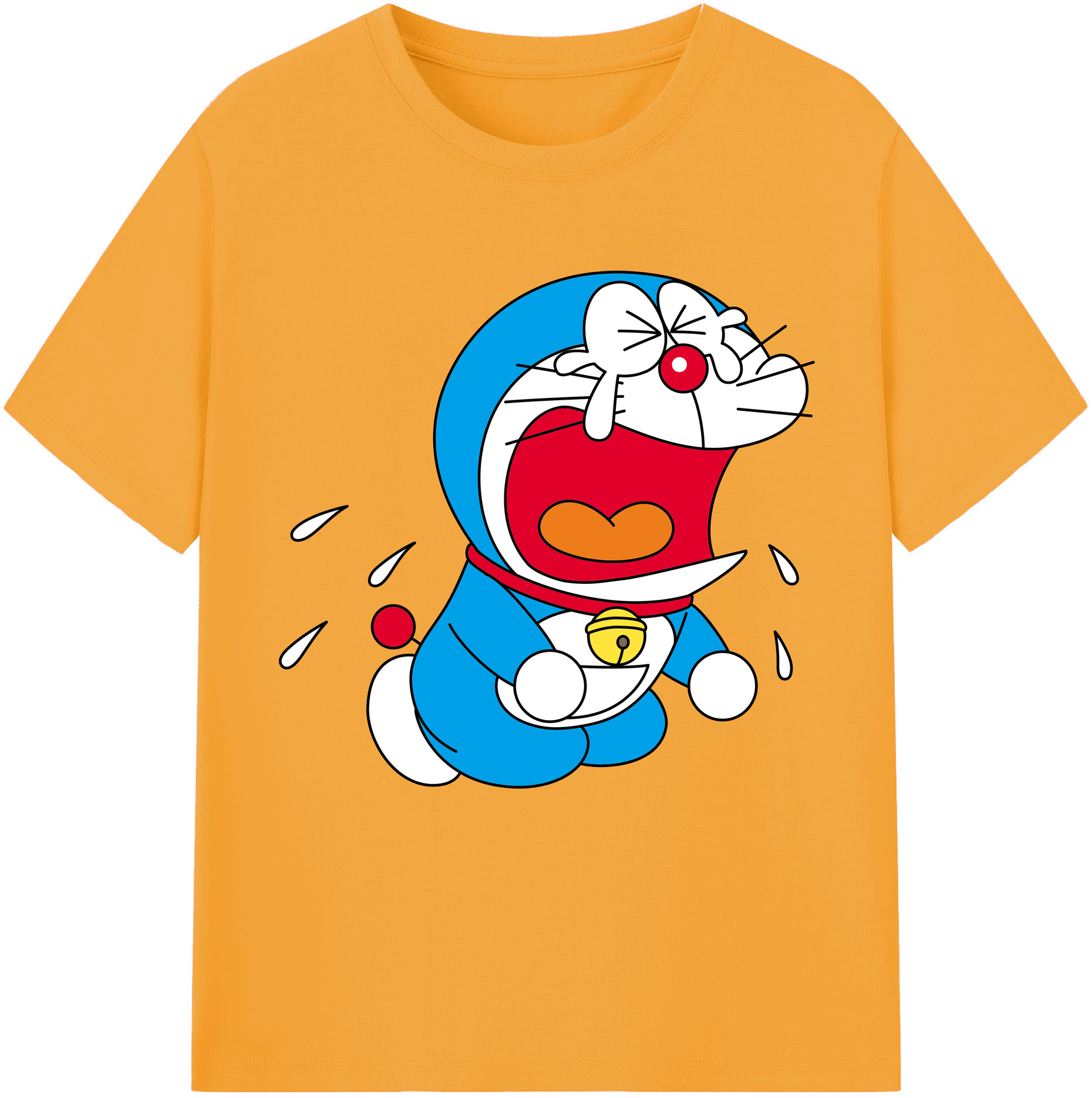 （画像用） ドラえもん Doraemon レディースカジュアルプリントTシャツ（綿100％）