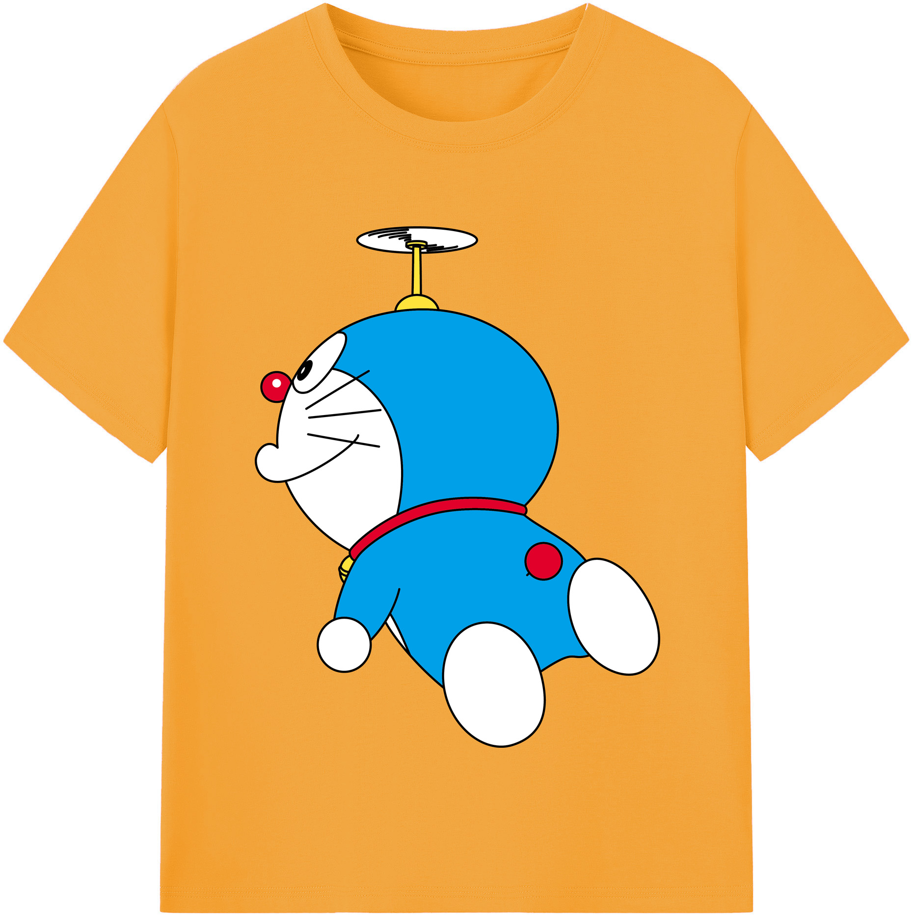 （画像用） ドラえもん Doraemon レディースカジュアルプリントTシャツ（綿100％）