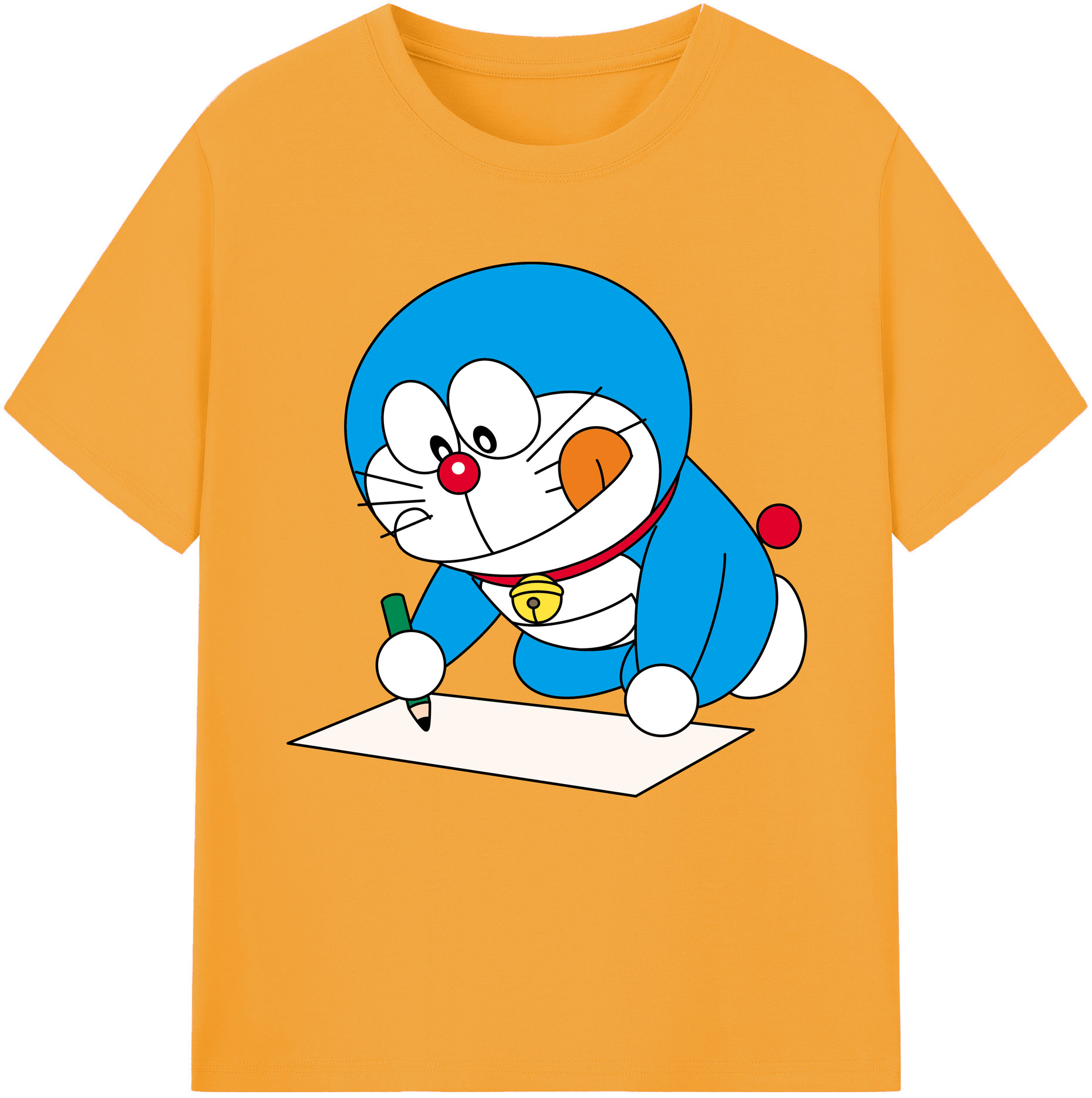 （画像用） ドラえもん Doraemon レディースカジュアルプリントTシャツ（綿100％）