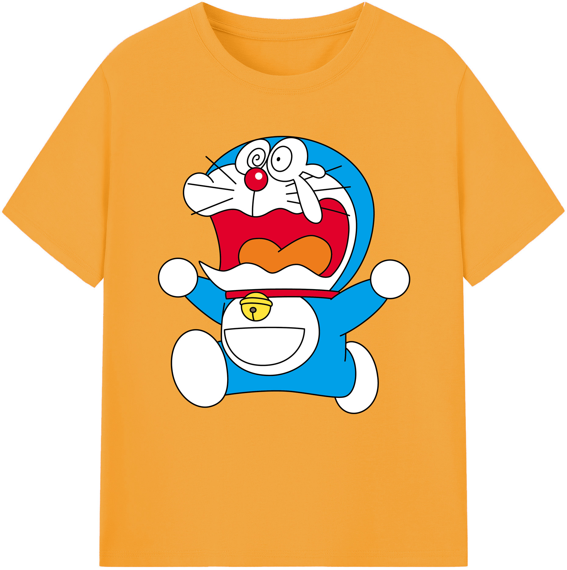 （画像用） ドラえもん Doraemon レディースカジュアルプリントTシャツ（綿100％）