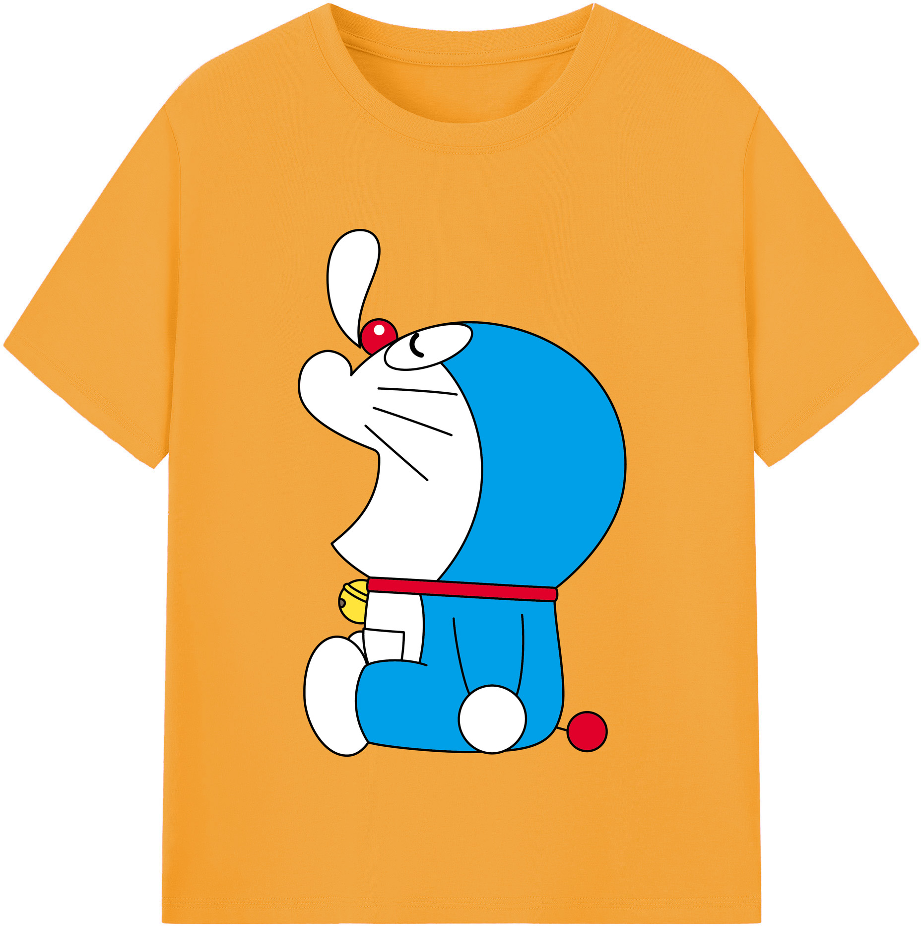 （画像用） ドラえもん Doraemon レディースカジュアルプリントTシャツ（綿100％）