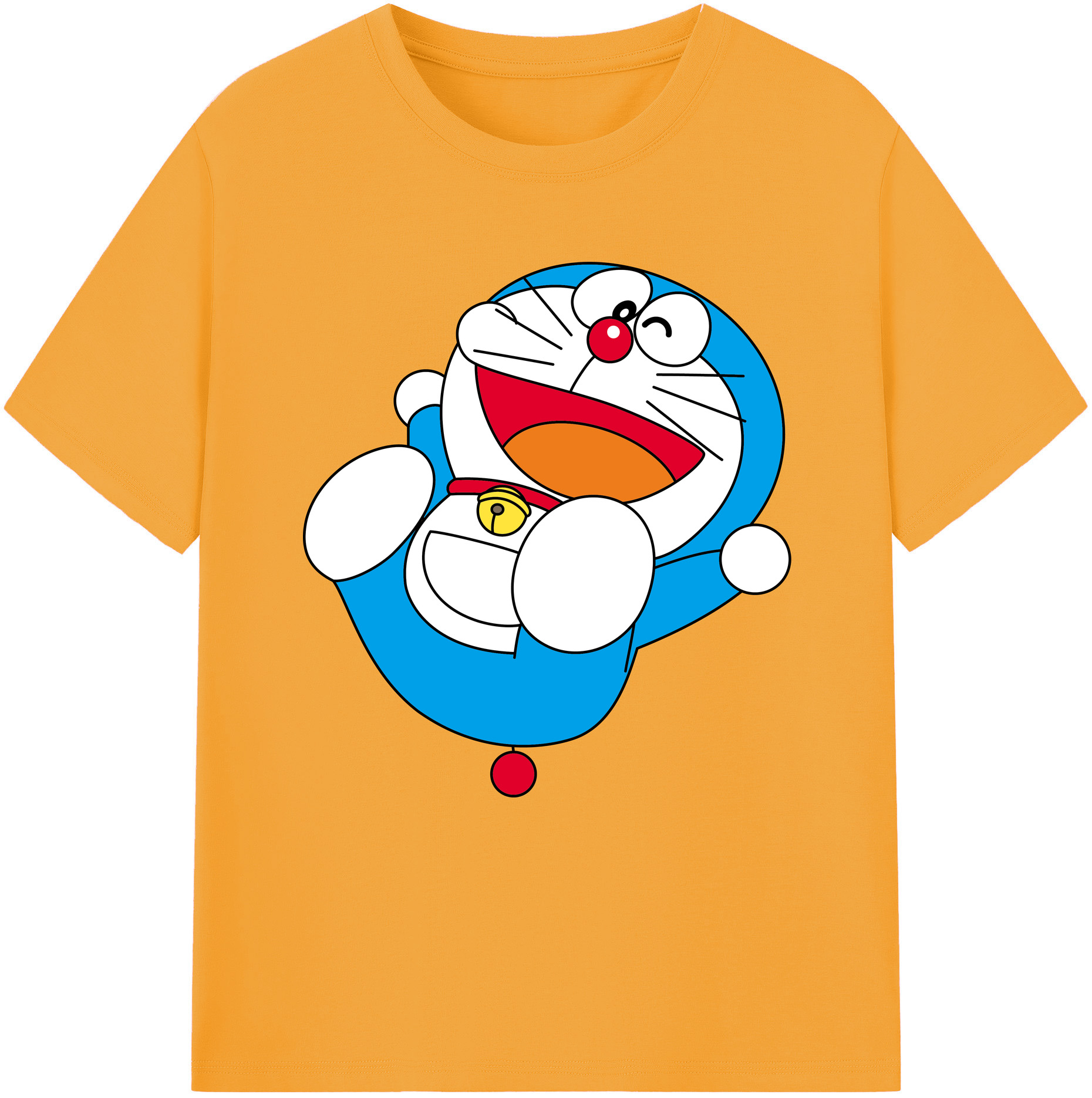 （画像用） ドラえもん Doraemon レディースカジュアルプリントTシャツ（綿100％）
