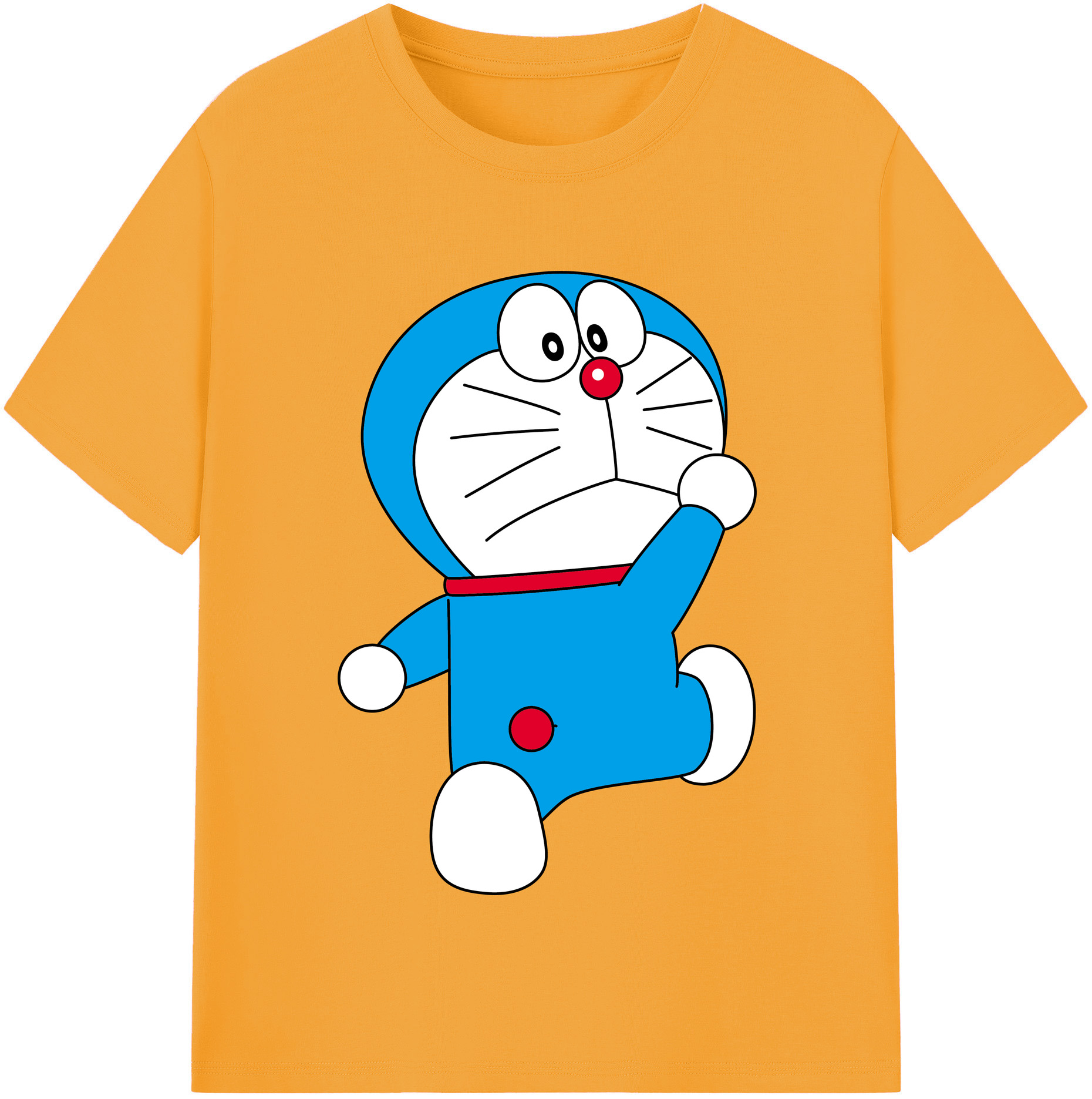 （画像用） ドラえもん Doraemon レディースカジュアルプリントTシャツ（綿100％）