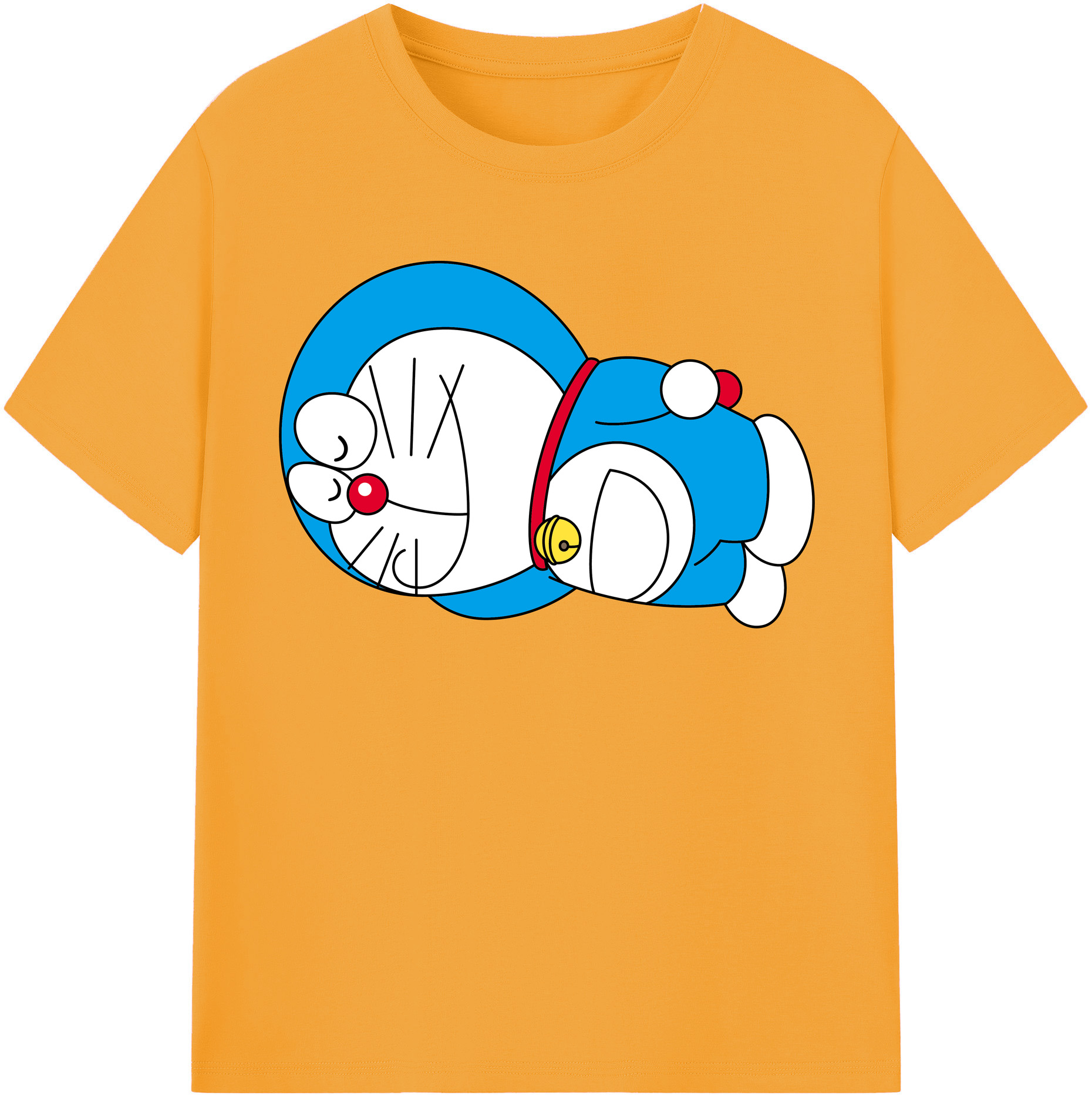 （画像用） ドラえもん Doraemon レディースカジュアルプリントTシャツ（綿100％）