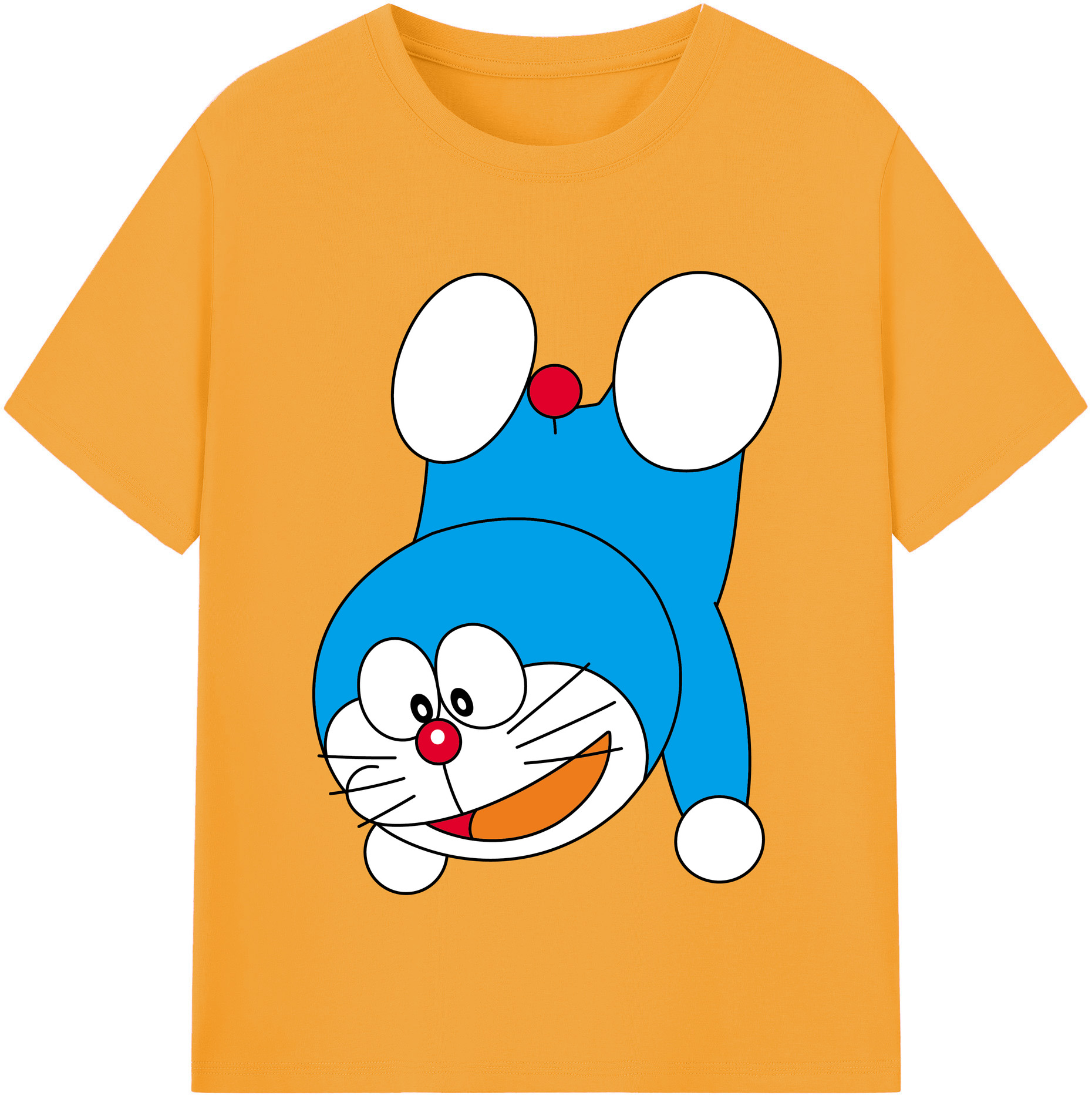 （画像用） ドラえもん Doraemon レディースカジュアルプリントTシャツ（綿100％）