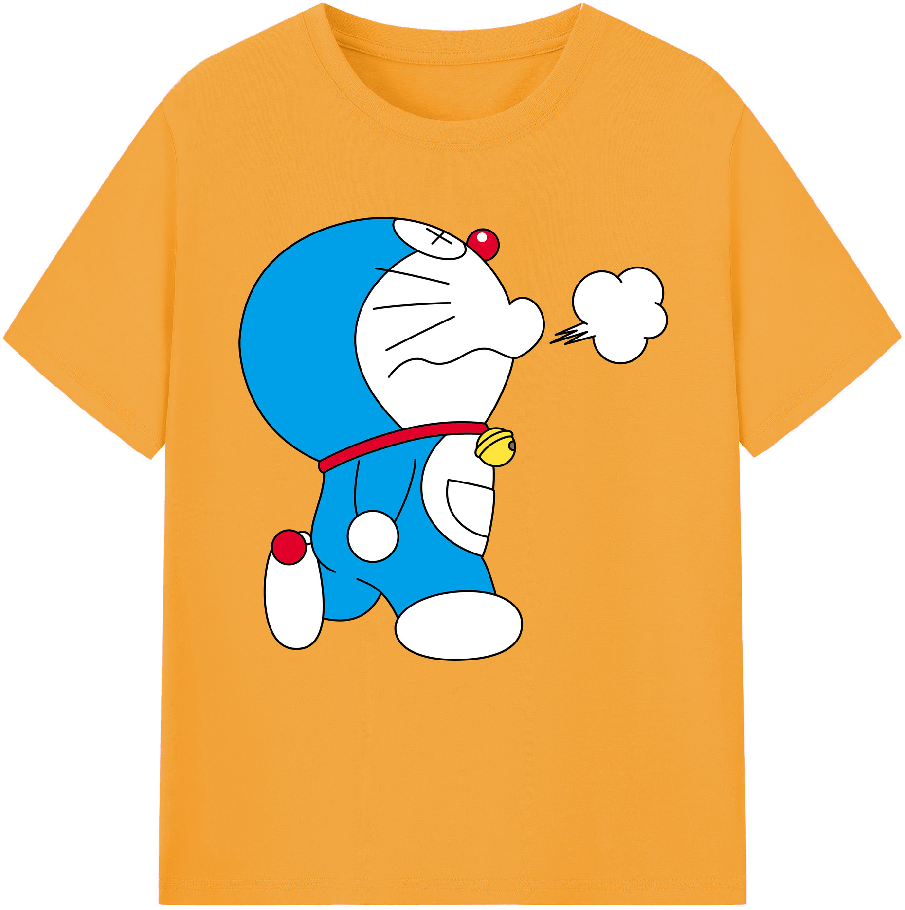 （画像用） ドラえもん Doraemon レディースカジュアルプリントTシャツ（綿100％）