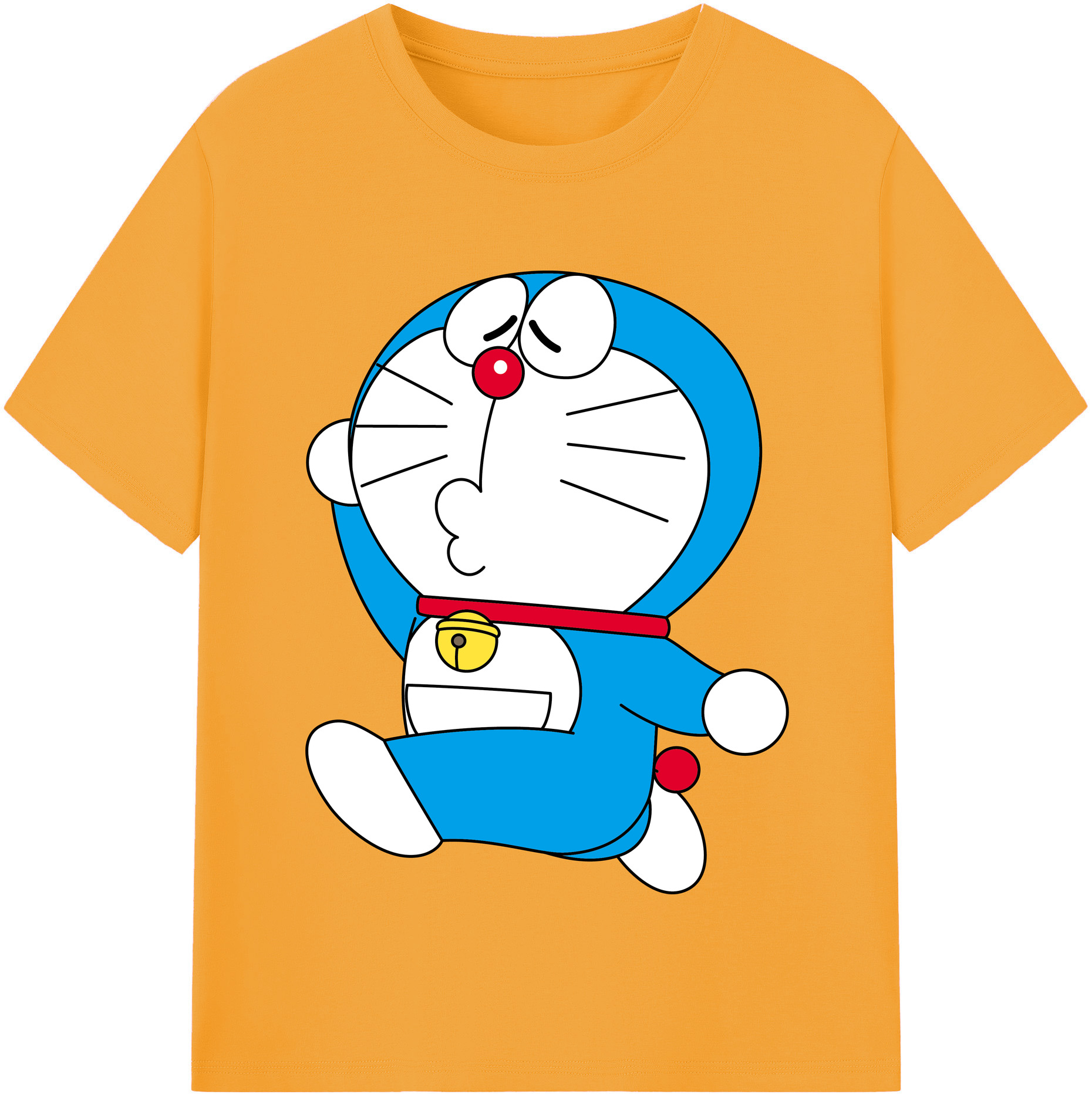 （画像用） ドラえもん Doraemon レディースカジュアルプリントTシャツ（綿100％）