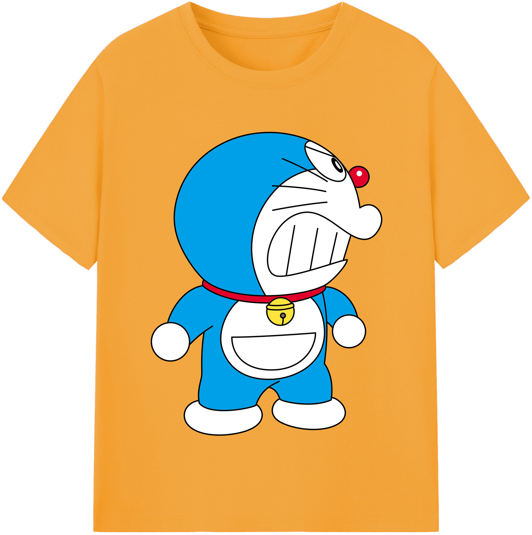 （画像用） ドラえもん Doraemon レディースカジュアルプリントTシャツ（綿100％）