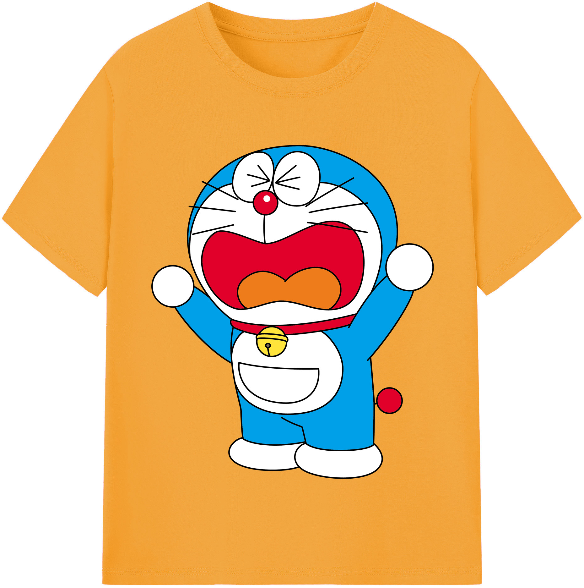 （画像用） ドラえもん Doraemon レディースカジュアルプリントTシャツ（綿100％）