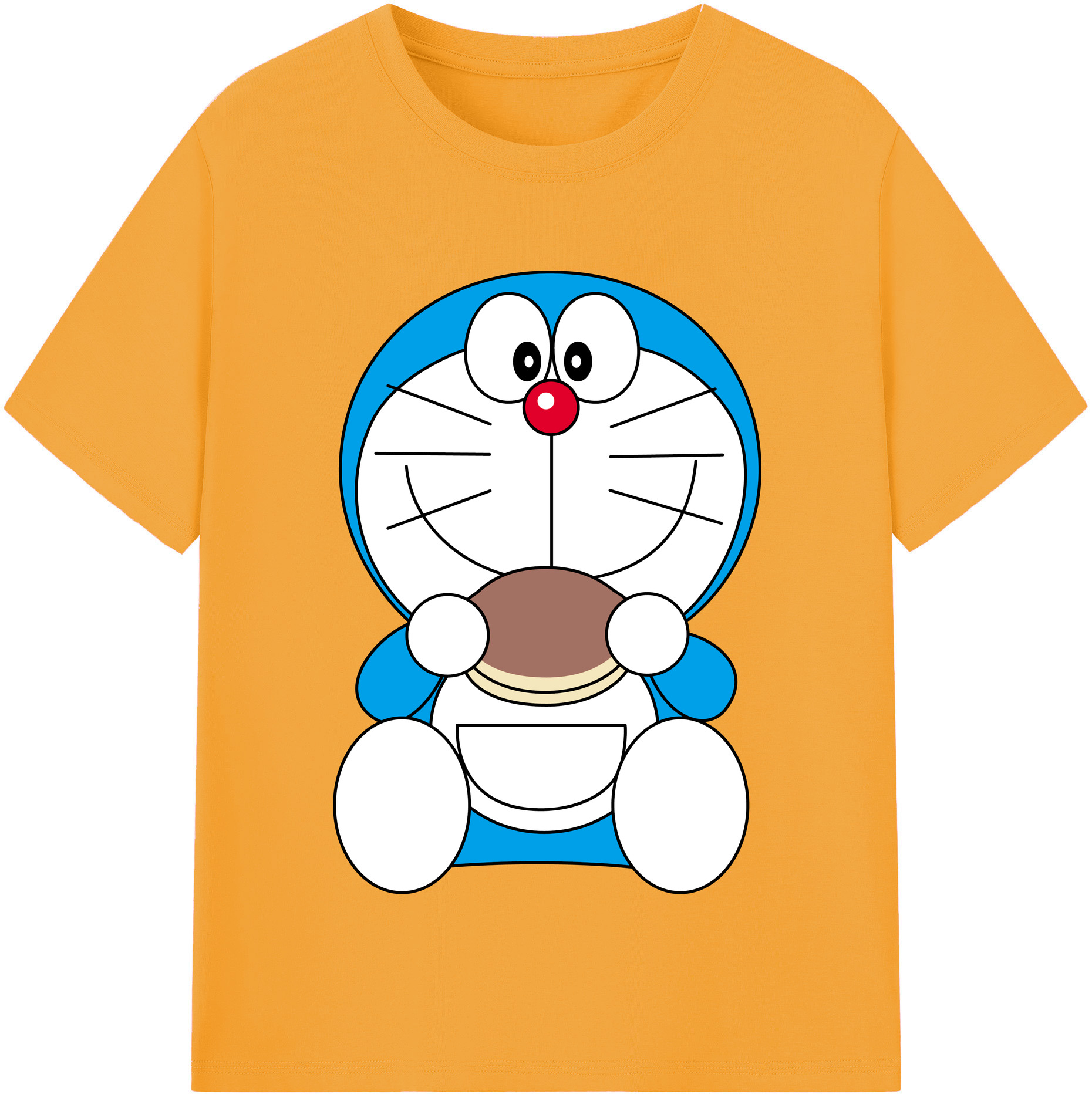 （画像用） ドラえもん Doraemon レディースカジュアルプリントTシャツ（綿100％）