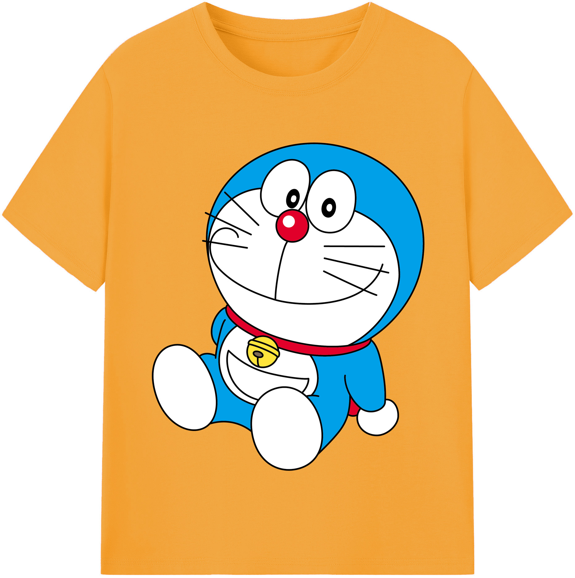 （画像用） ドラえもん Doraemon レディースカジュアルプリントTシャツ（綿100％）