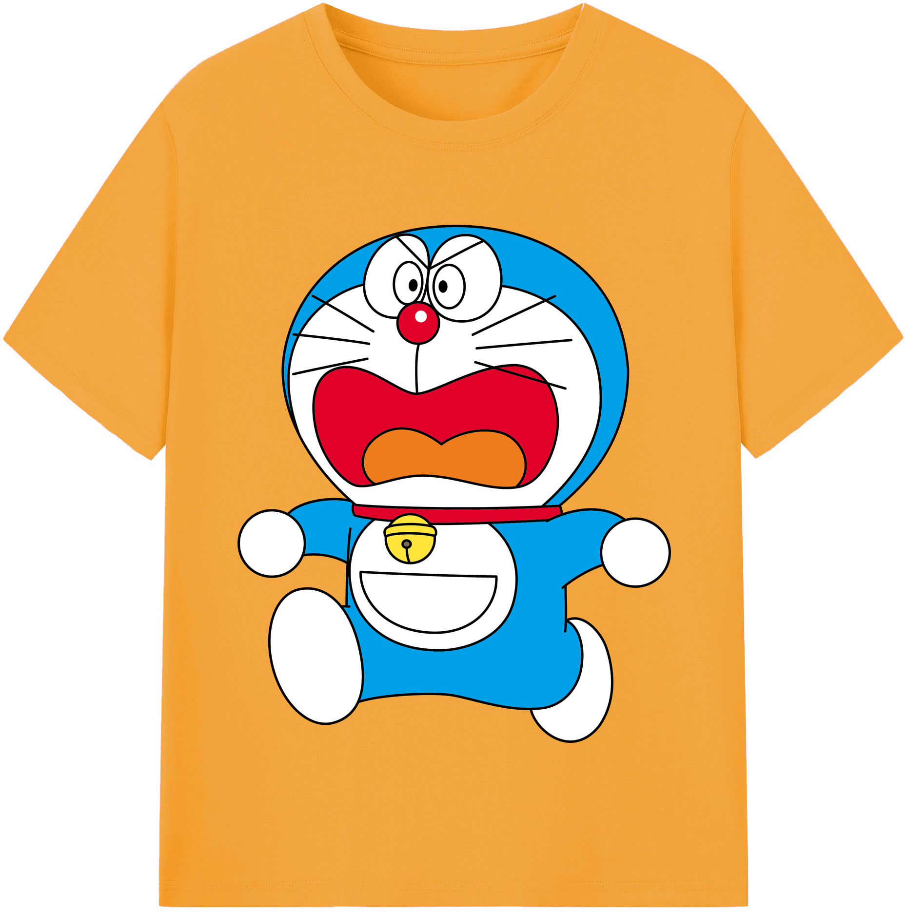 （画像用） ドラえもん Doraemon レディースカジュアルプリントTシャツ（綿100％）