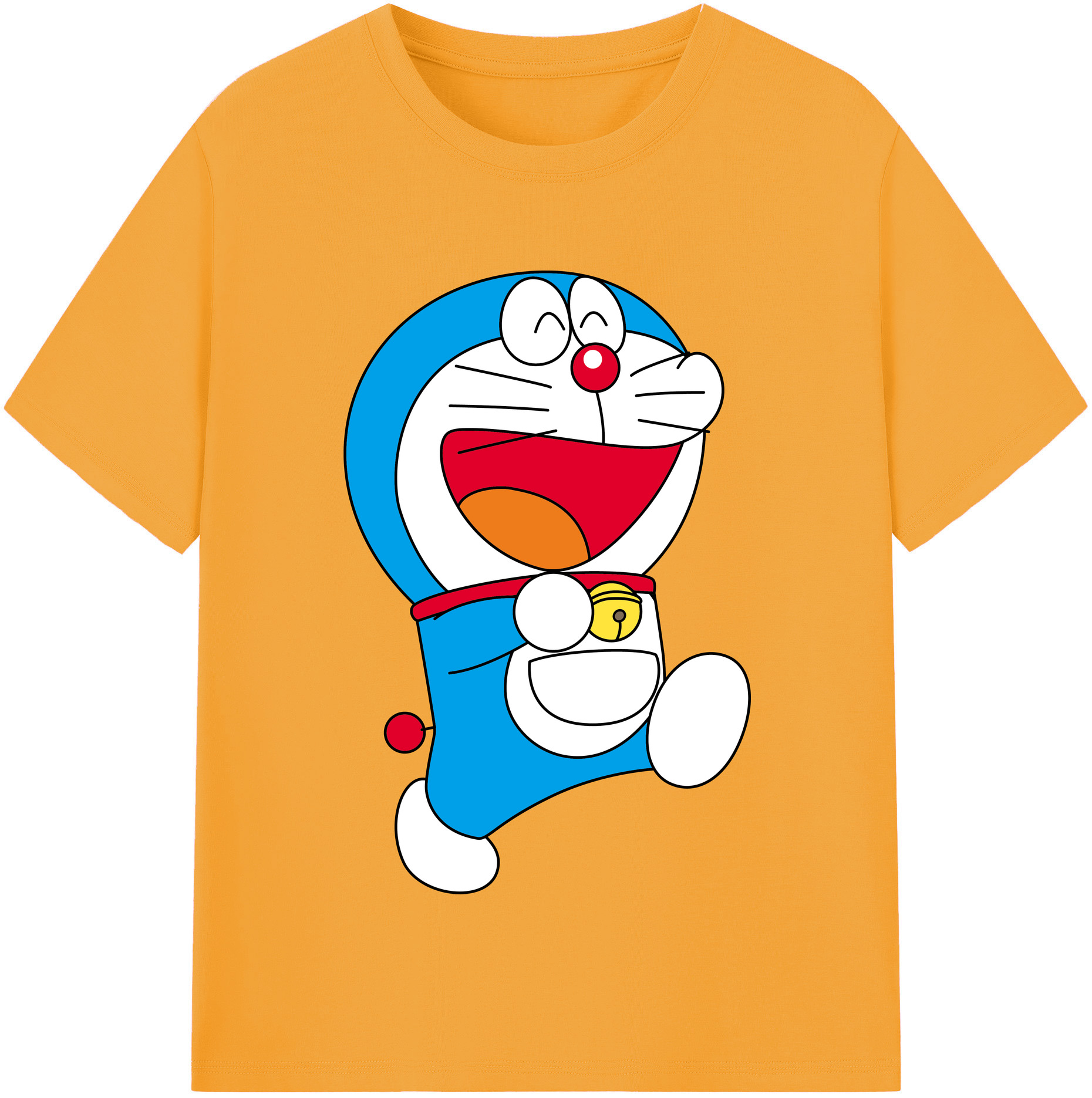 （画像用） ドラえもん Doraemon レディースカジュアルプリントTシャツ（綿100％）