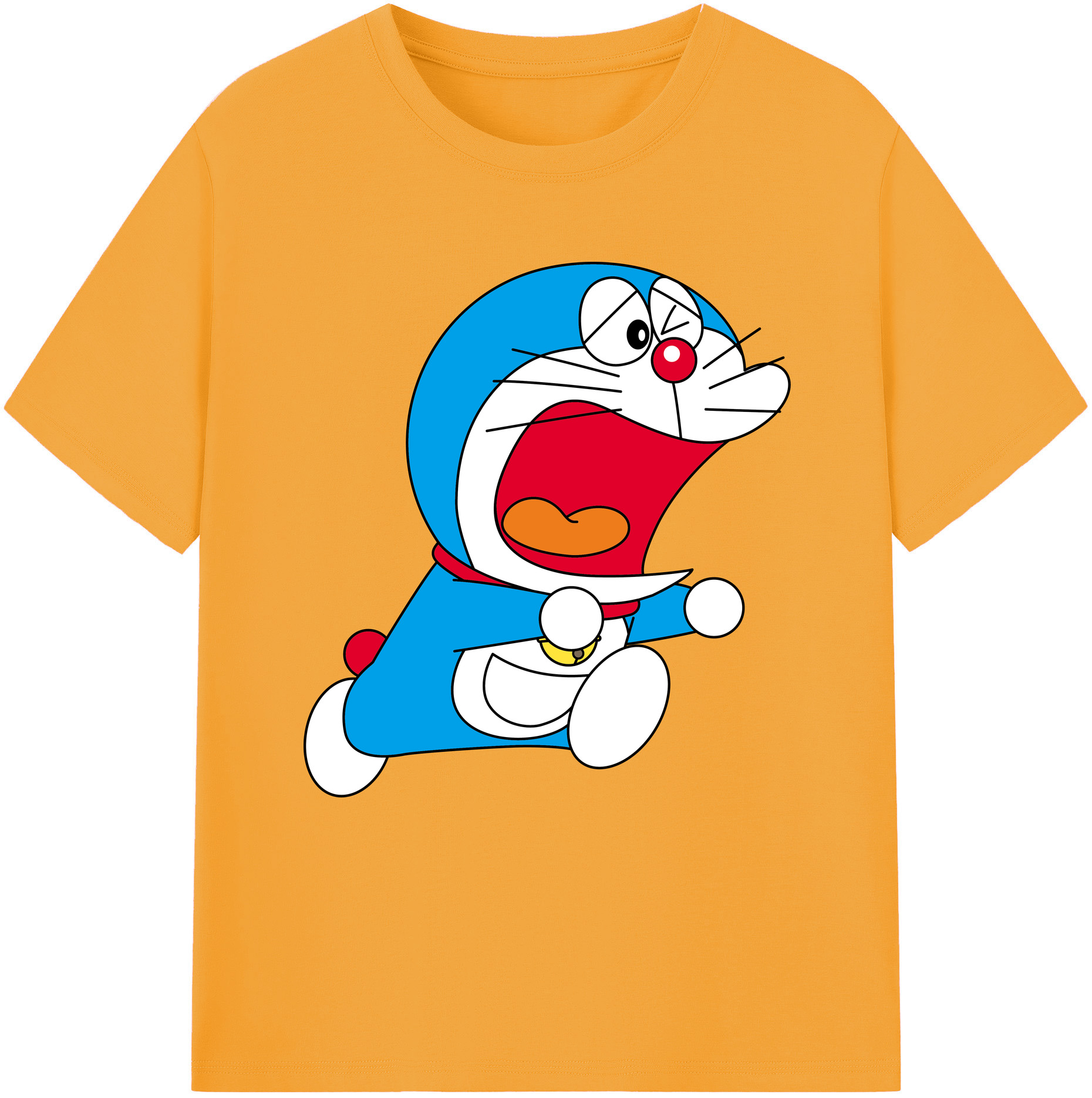（画像用） ドラえもん Doraemon レディースカジュアルプリントTシャツ（綿100％）