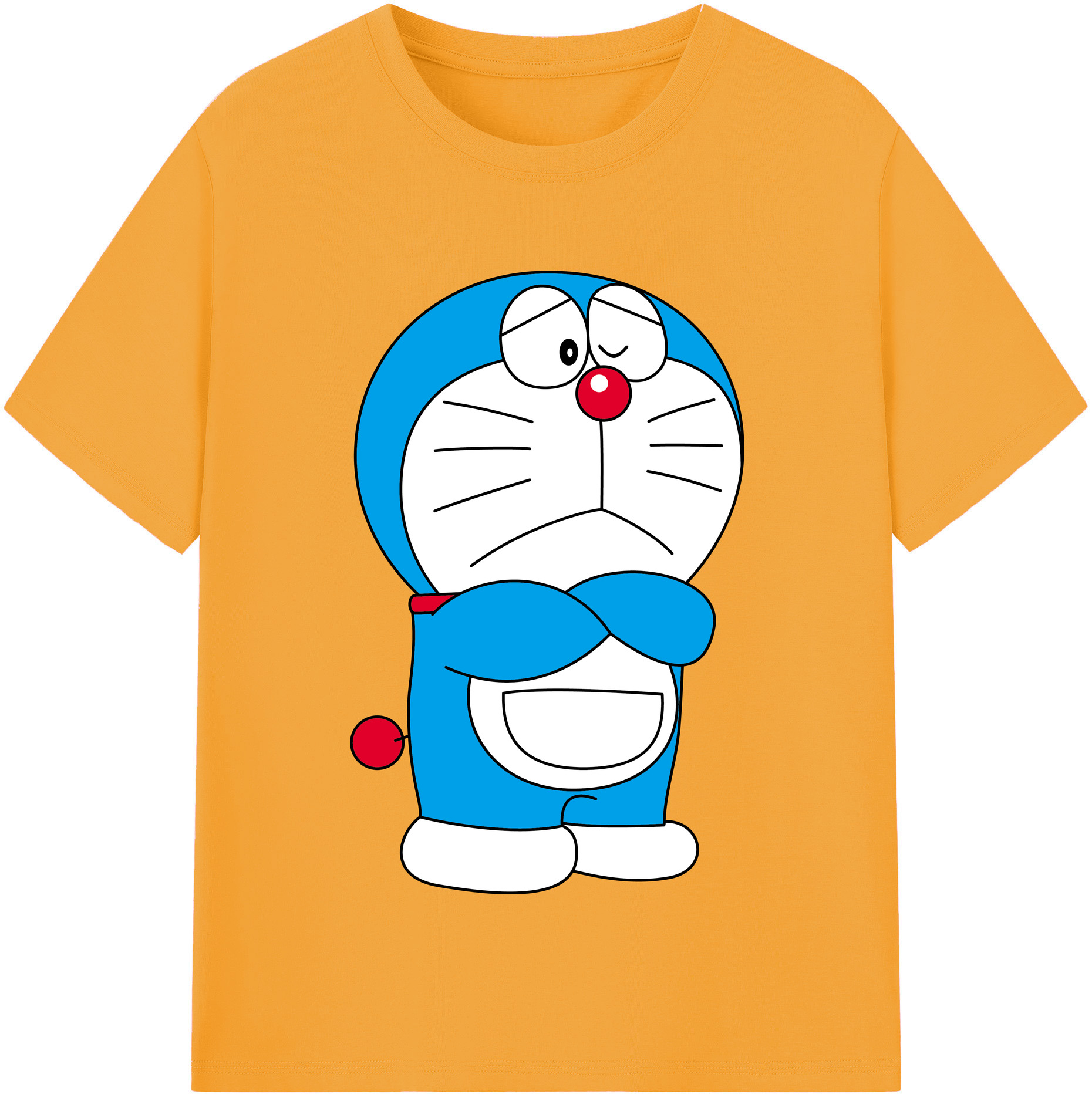 （画像用） ドラえもん Doraemon レディースカジュアルプリントTシャツ（綿100％）