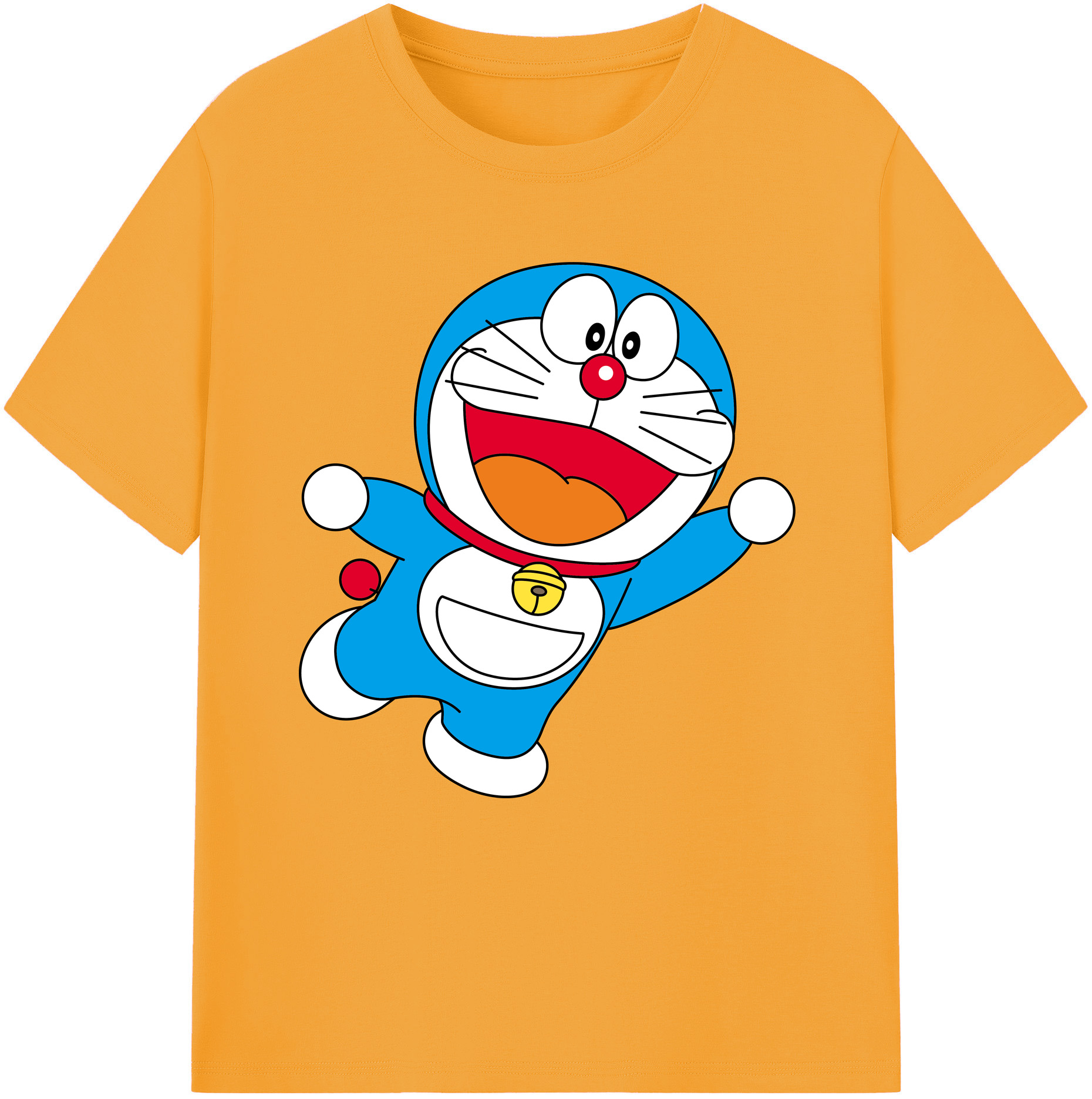 （画像用） ドラえもん Doraemon レディースカジュアルプリントTシャツ（綿100％）