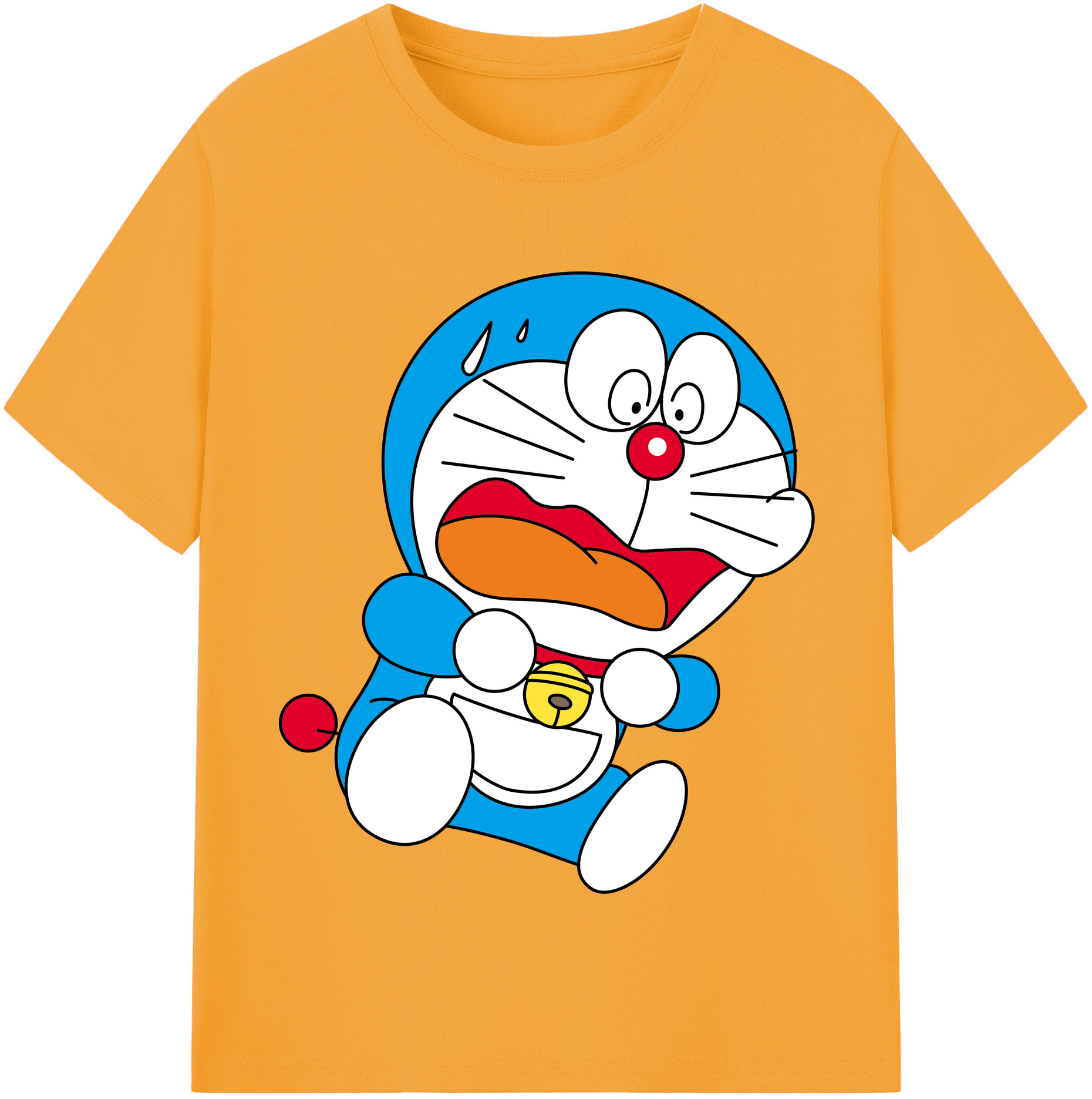 （画像用） ドラえもん Doraemon レディースカジュアルプリントTシャツ（綿100％）