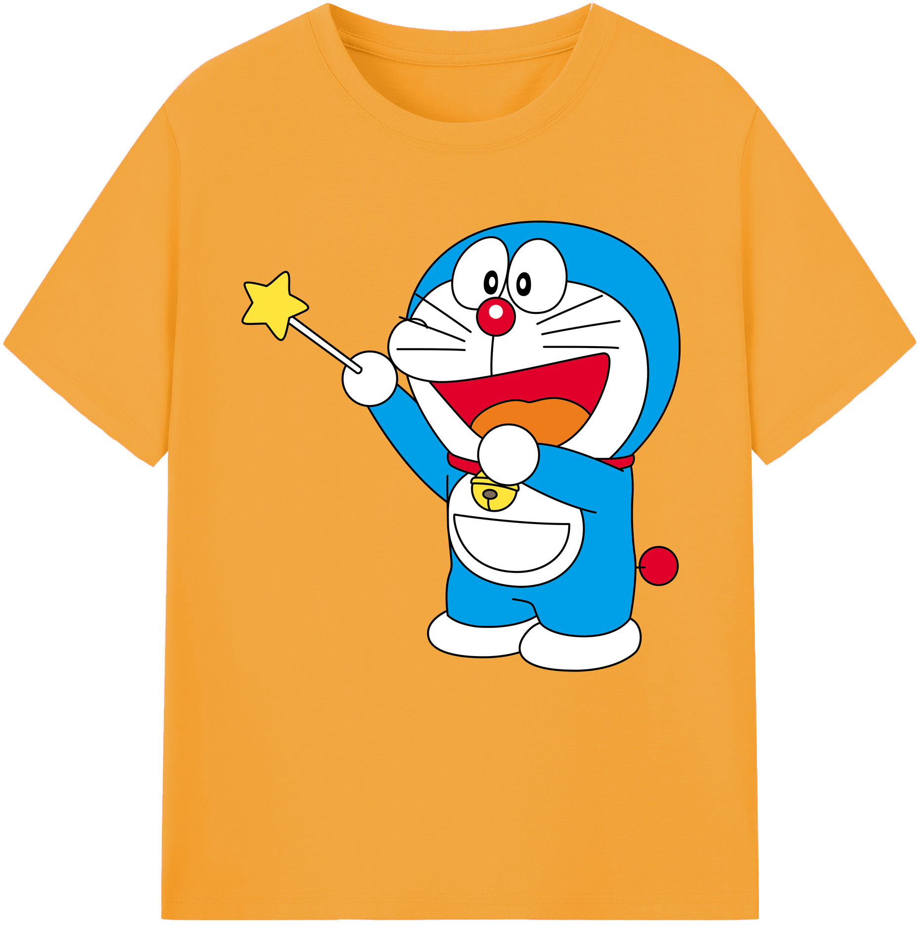 （画像用） ドラえもん Doraemon レディースカジュアルプリントTシャツ（綿100％）