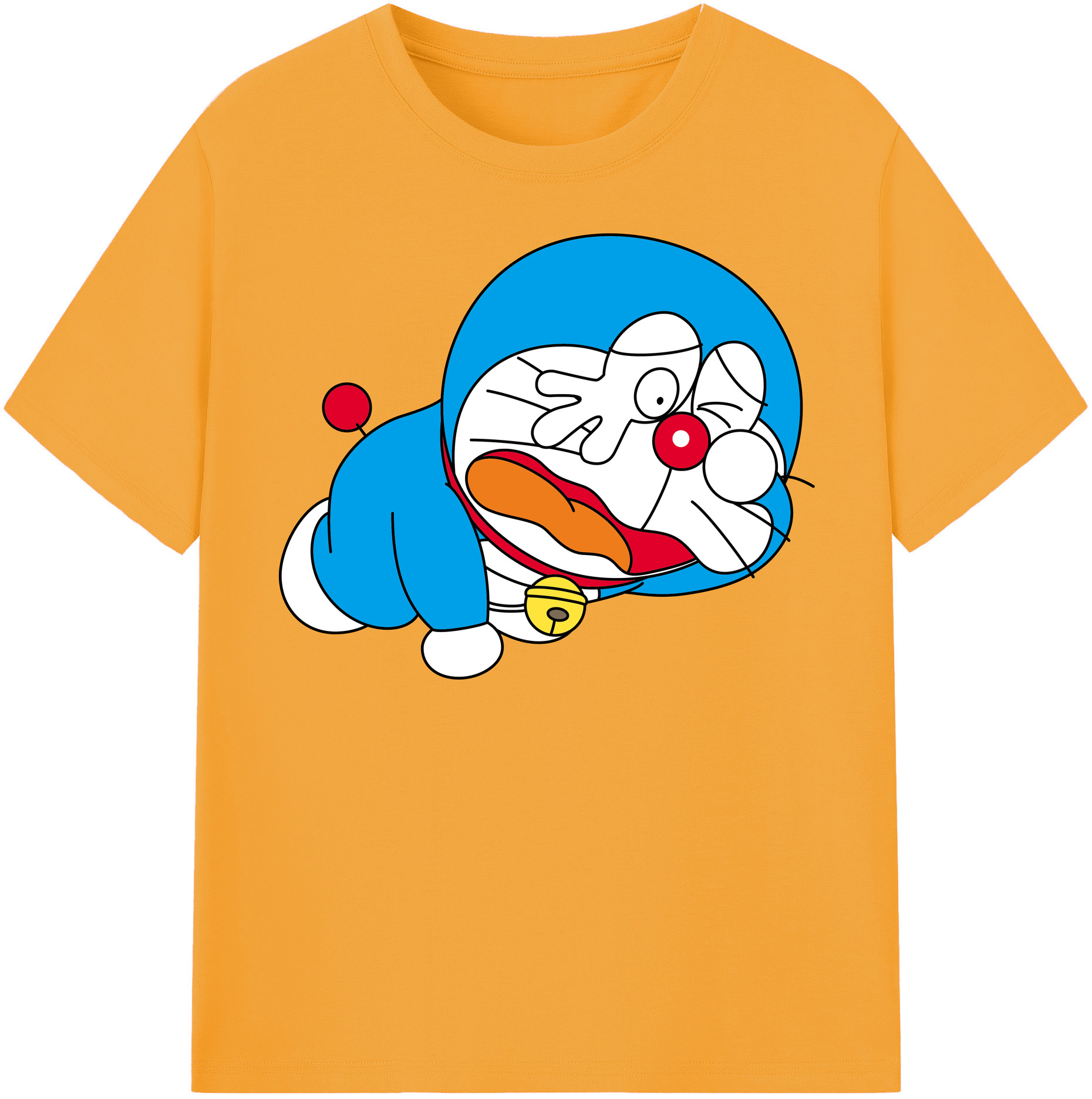（画像用） ドラえもん Doraemon レディースカジュアルプリントTシャツ（綿100％）