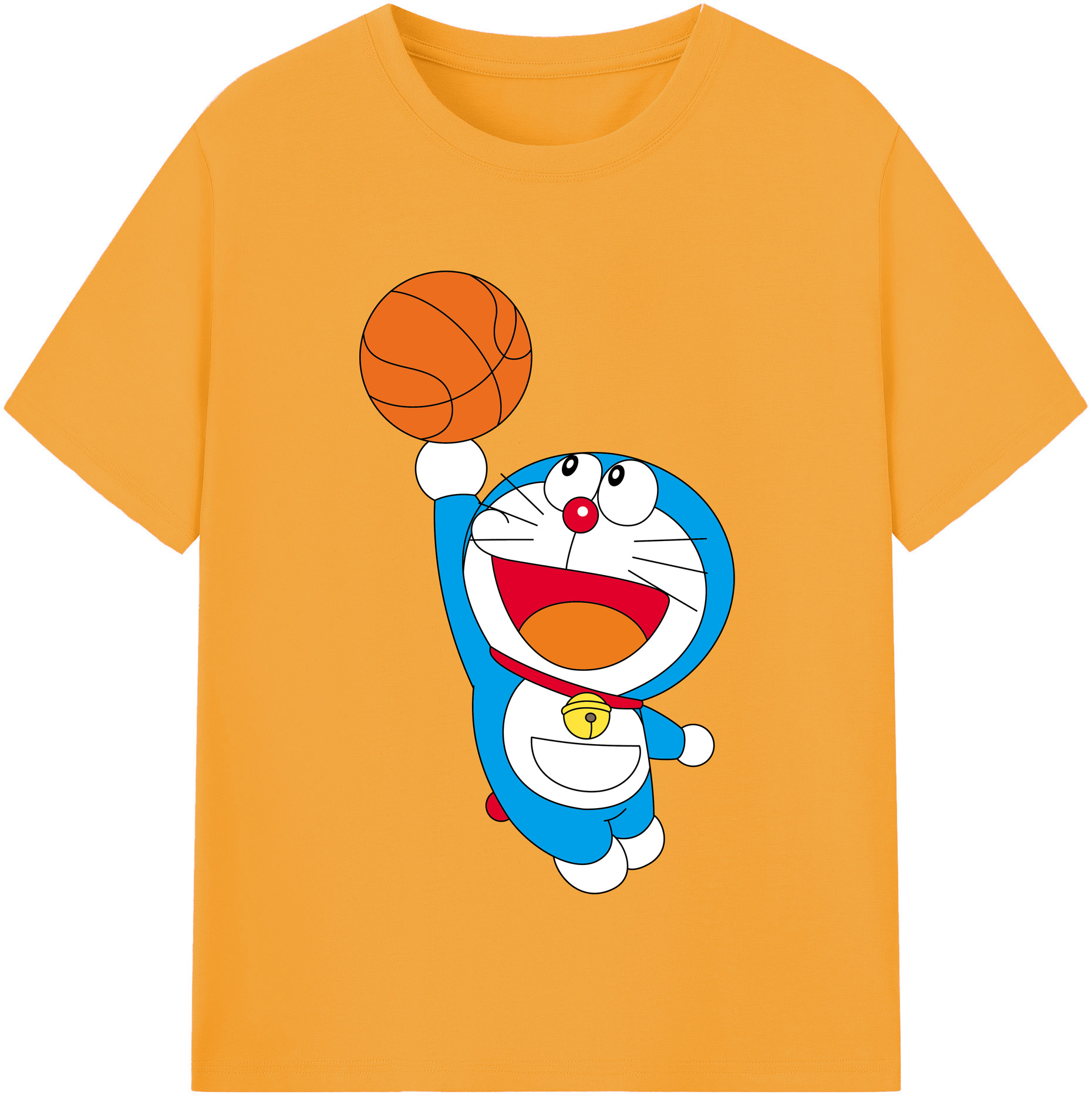 （画像用） ドラえもん Doraemon レディースカジュアルプリントTシャツ（綿100％）