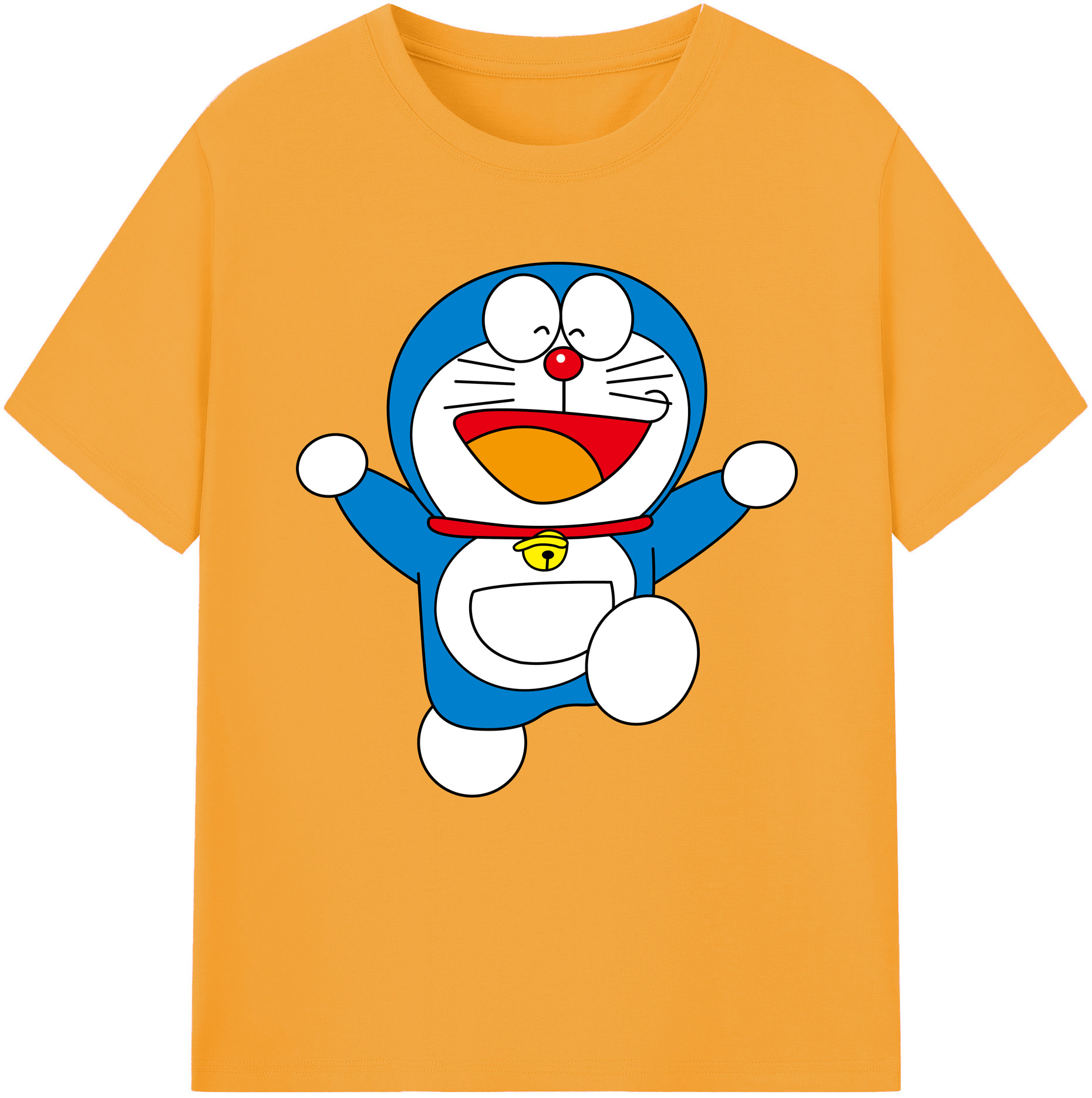 （画像用） ドラえもん Doraemon レディースカジュアルプリントTシャツ（綿100％）