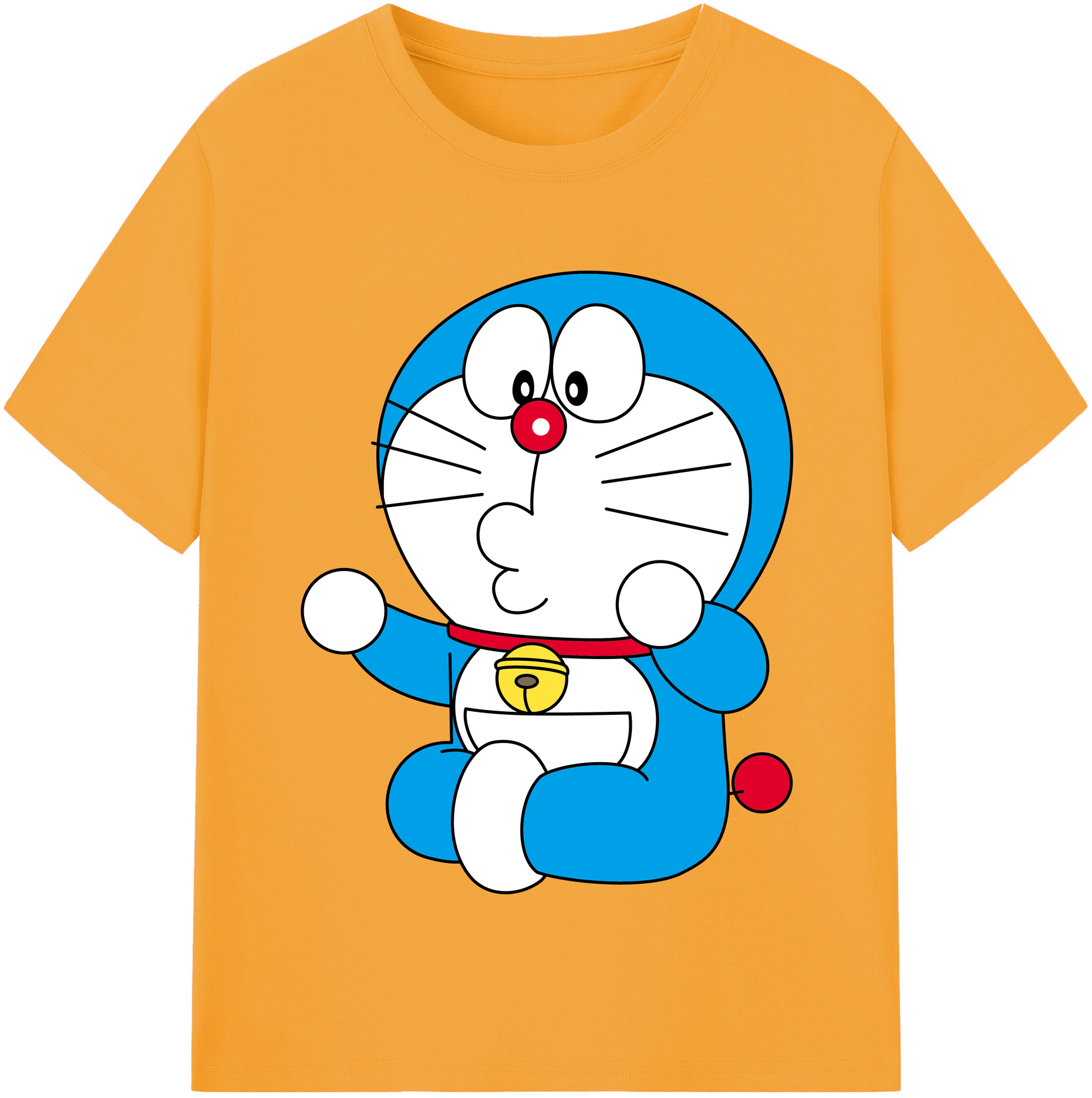 （画像用） ドラえもん Doraemon レディースカジュアルプリントTシャツ（綿100％）