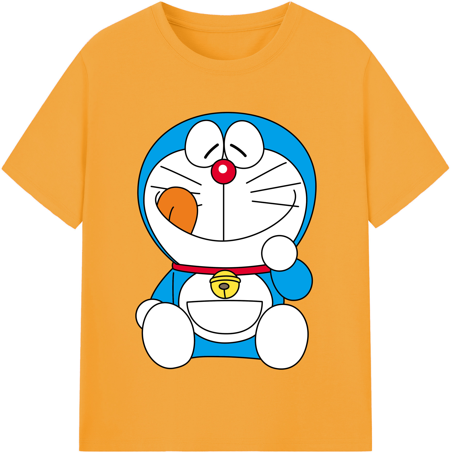 （画像用） ドラえもん Doraemon レディースカジュアルプリントTシャツ（綿100％）