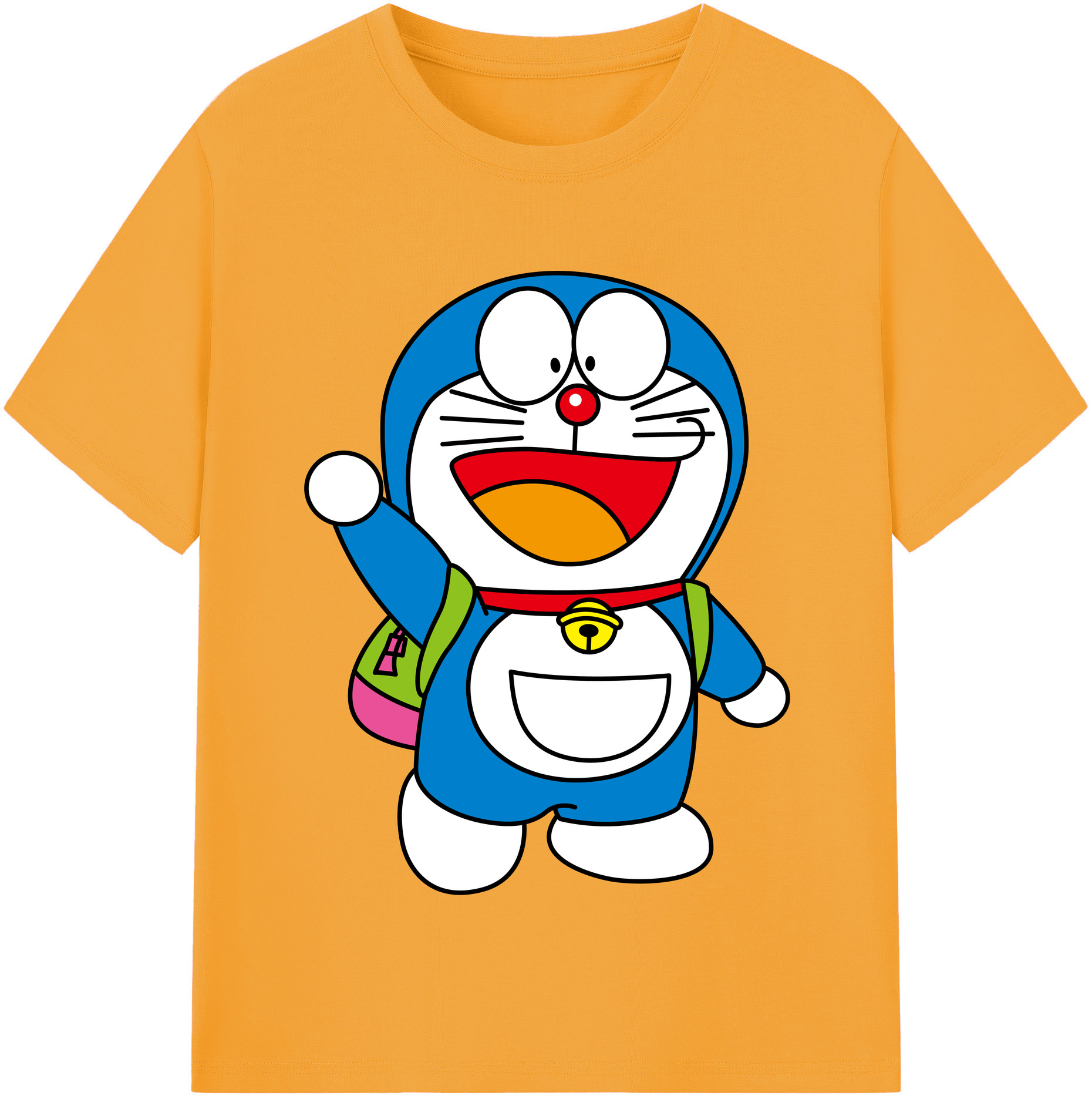（画像用） ドラえもん Doraemon レディースカジュアルプリントTシャツ（綿100％）