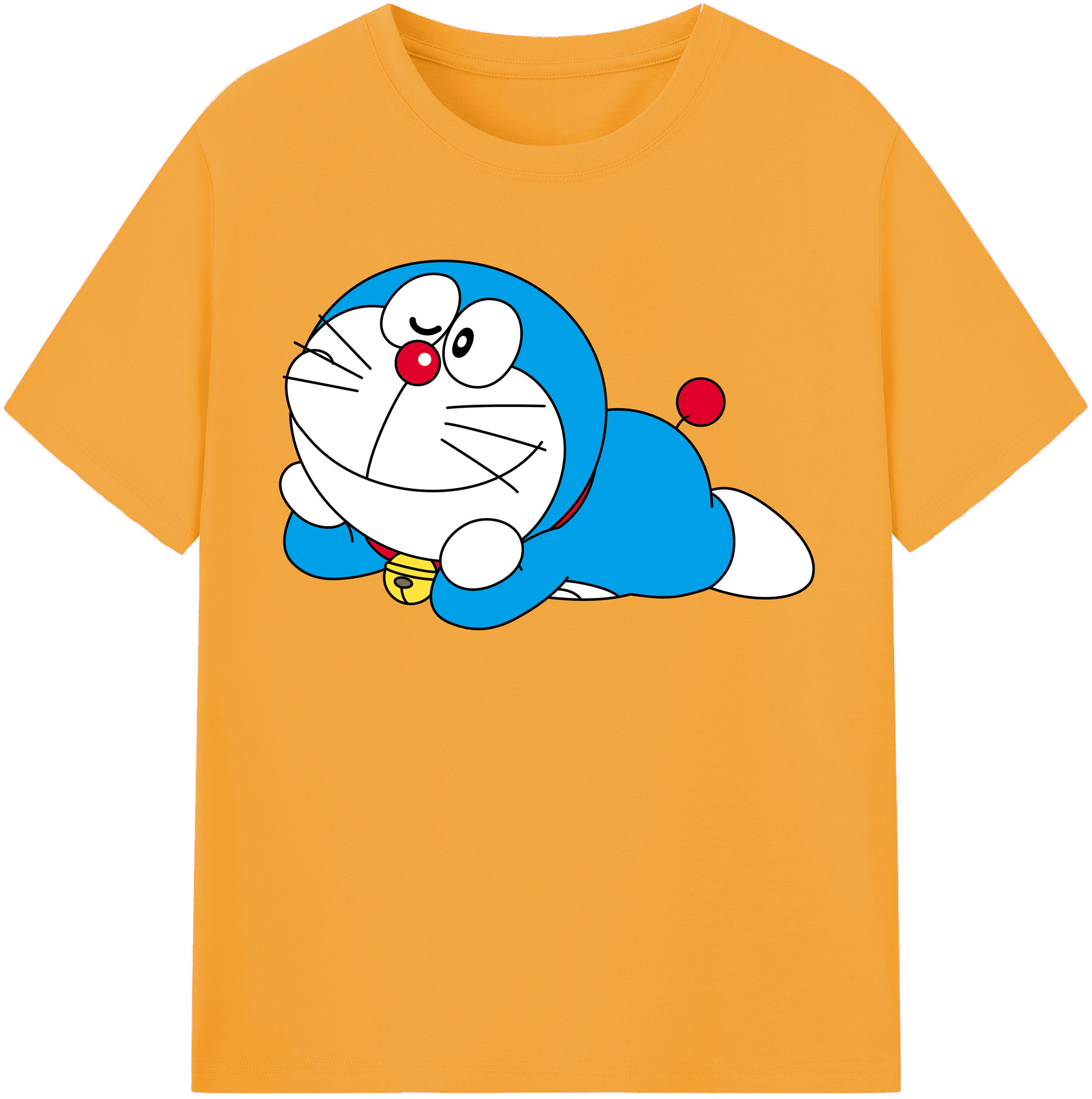 （画像用） ドラえもん Doraemon レディースカジュアルプリントTシャツ（綿100％）