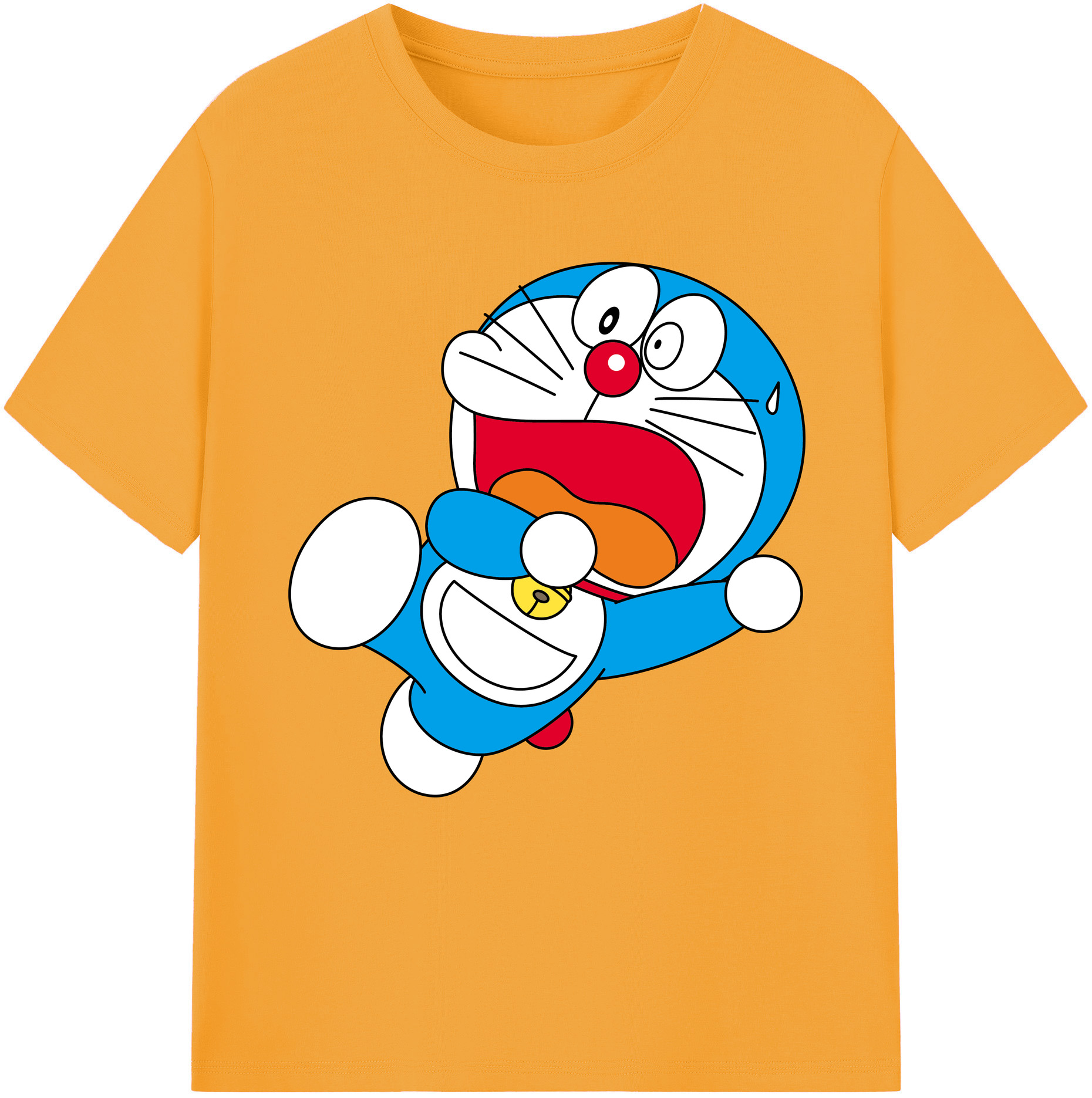（画像用） ドラえもん Doraemon レディースカジュアルプリントTシャツ（綿100％）