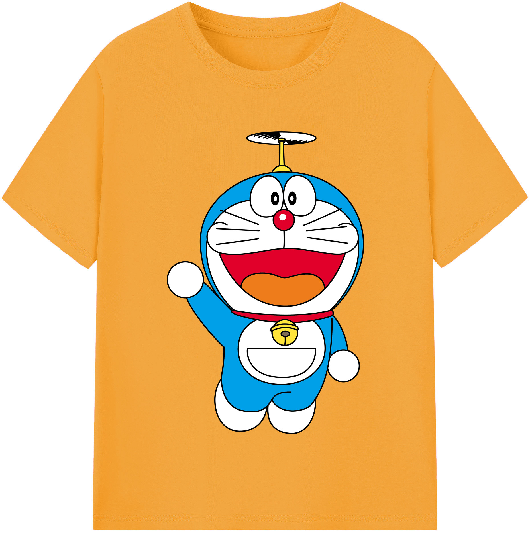 （画像用） ドラえもん Doraemon レディースカジュアルプリントTシャツ（綿100％）