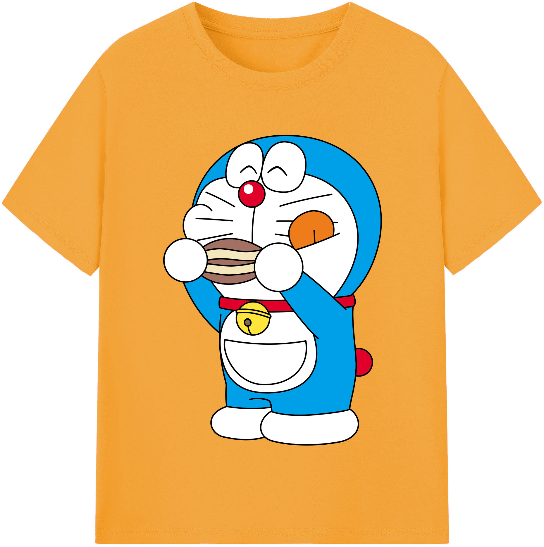 （画像用） ドラえもん Doraemon レディースカジュアルプリントTシャツ（綿100％）