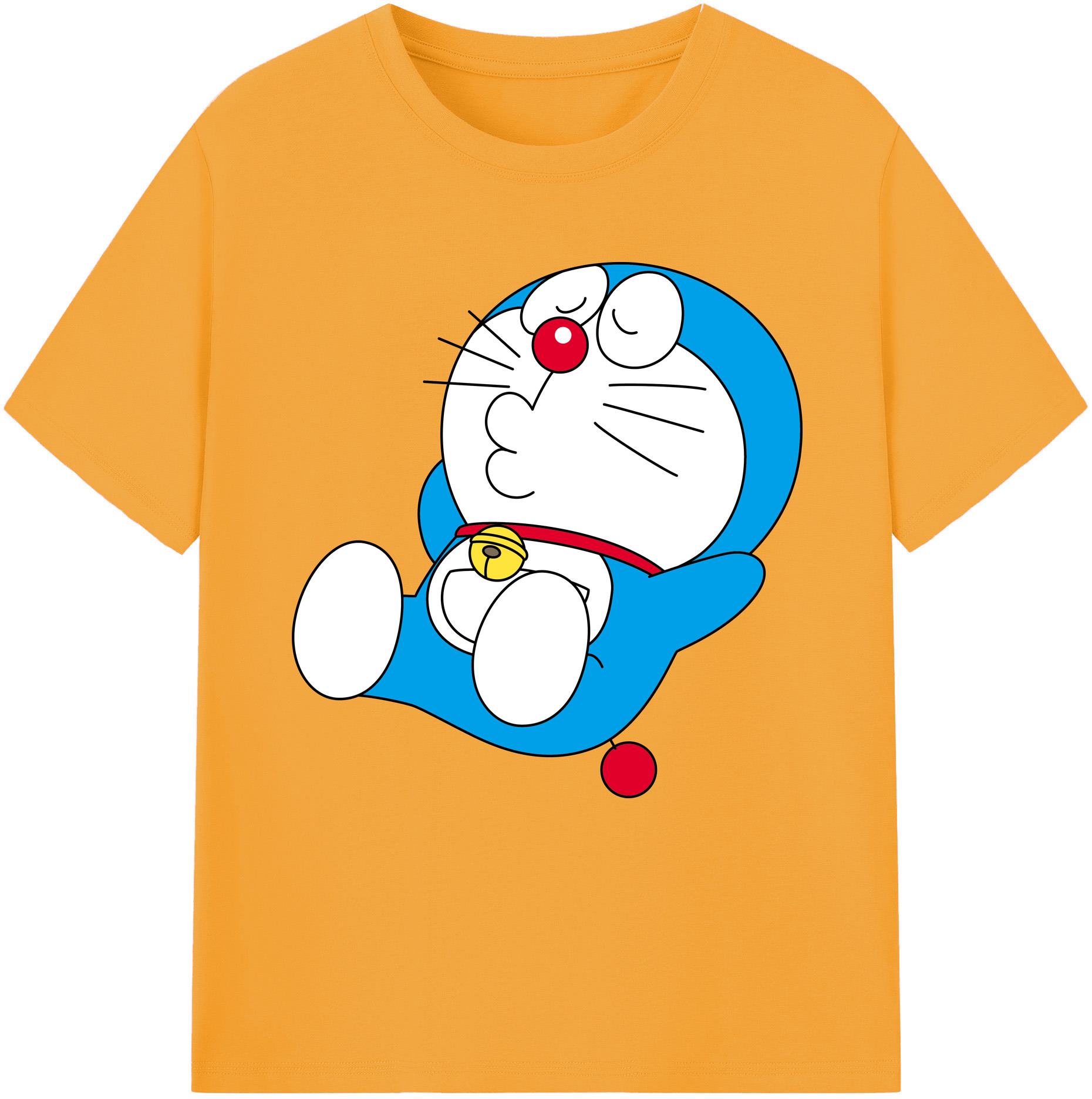 （画像用） ドラえもん Doraemon レディースカジュアルプリントTシャツ（綿100％）
