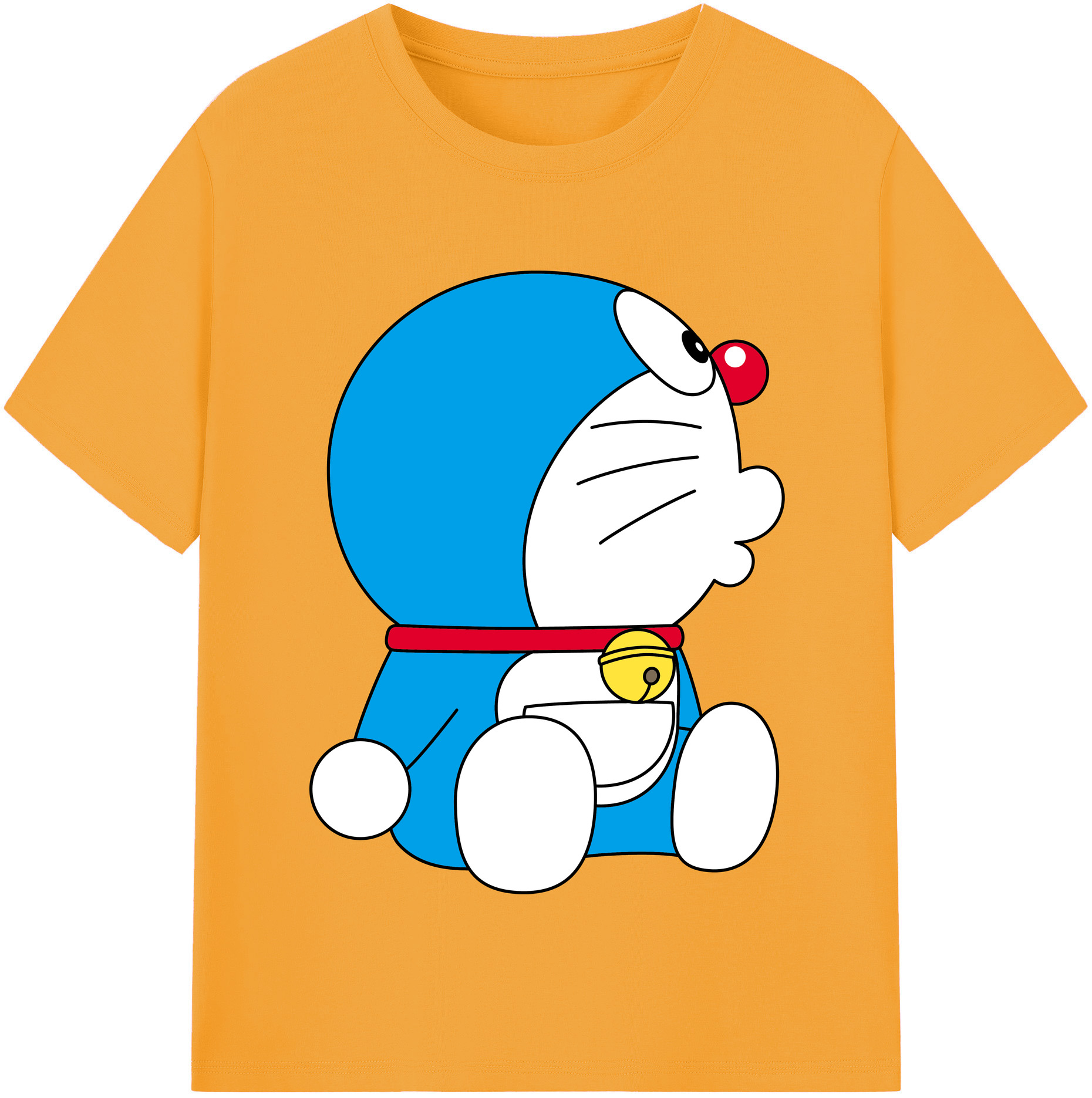 （画像用） ドラえもん Doraemon レディースカジュアルプリントTシャツ（綿100％）