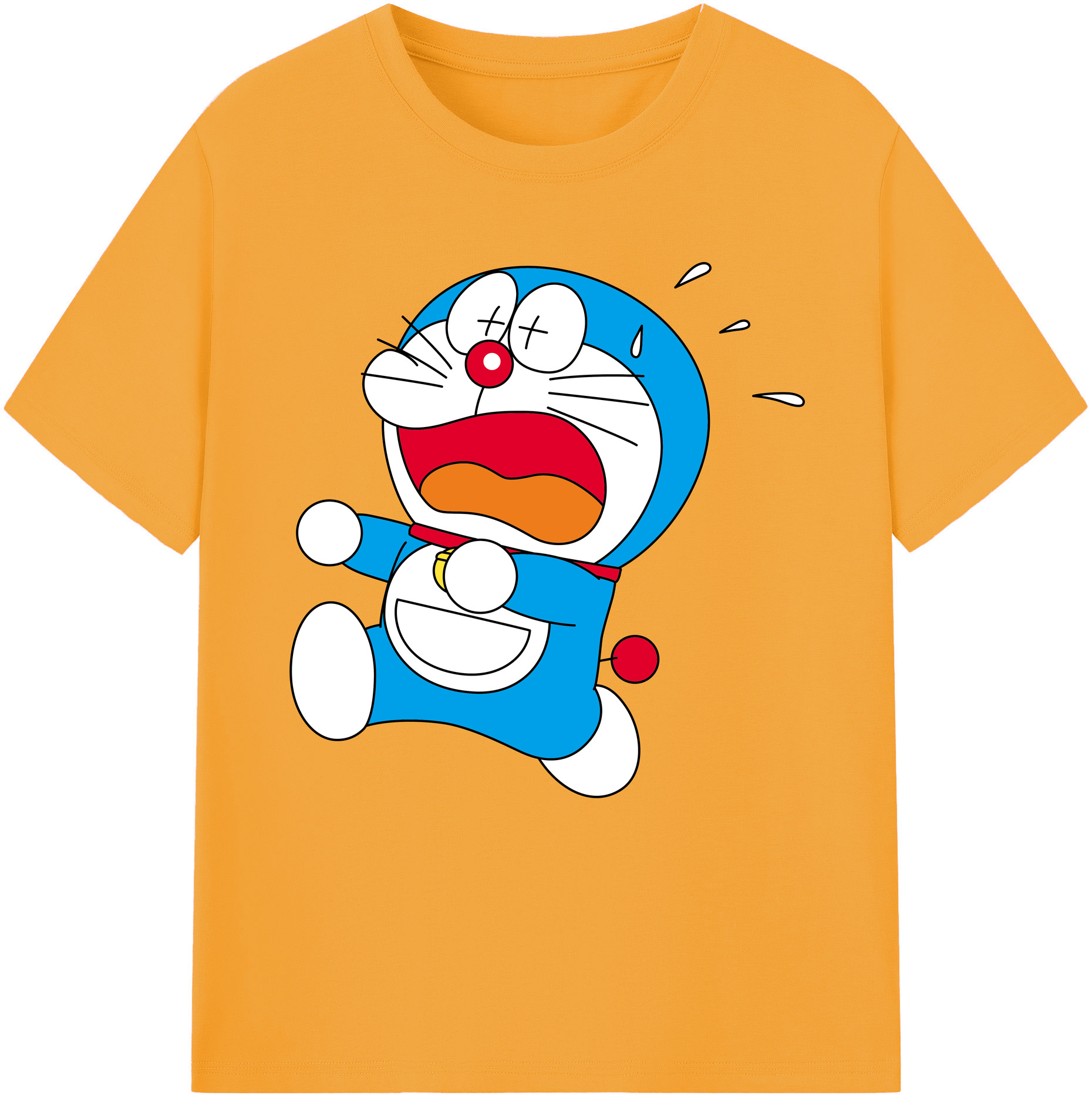 （画像用） ドラえもん Doraemon レディースカジュアルプリントTシャツ（綿100％）