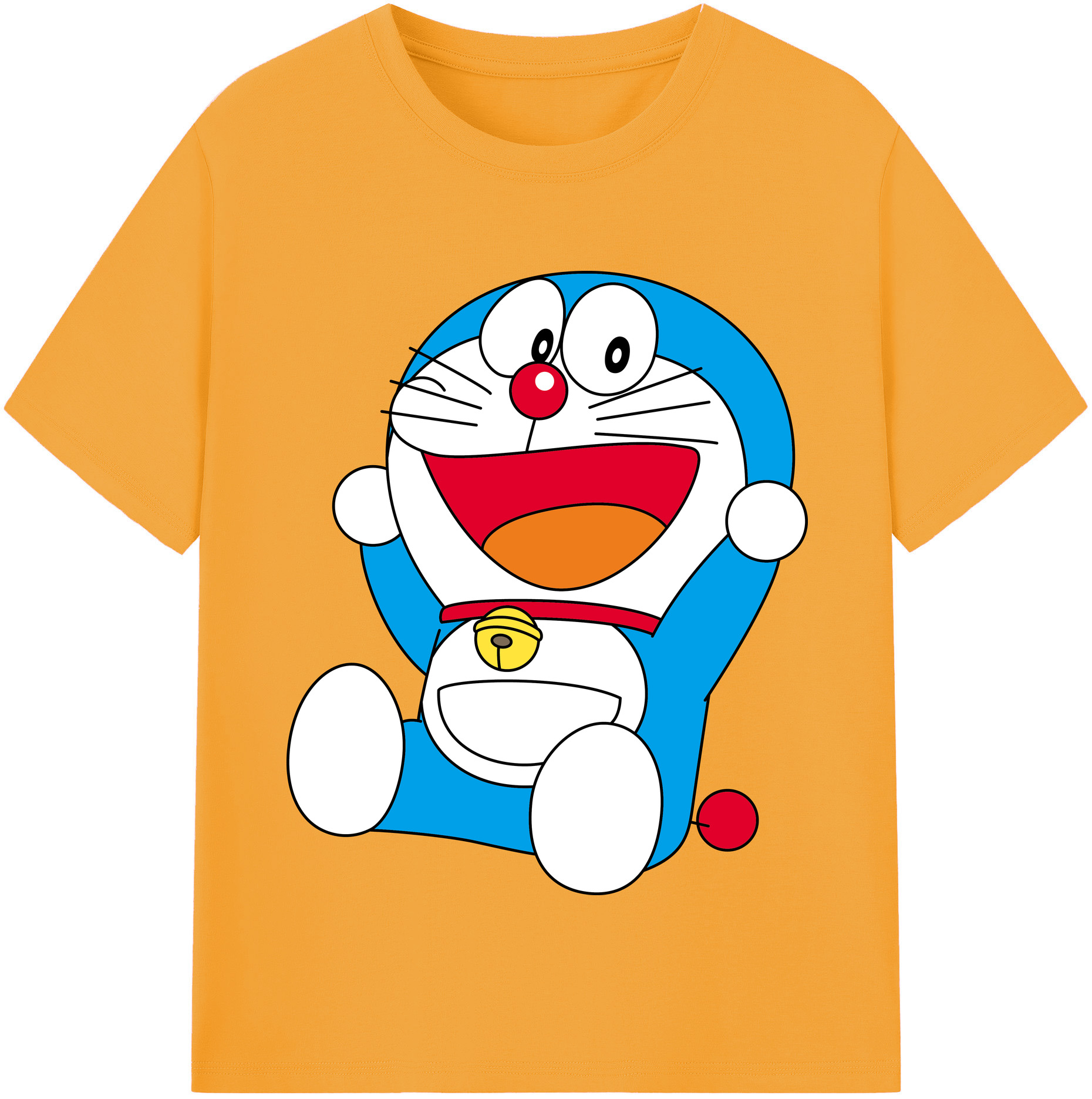 （画像用） ドラえもん Doraemon レディースカジュアルプリントTシャツ（綿100％）