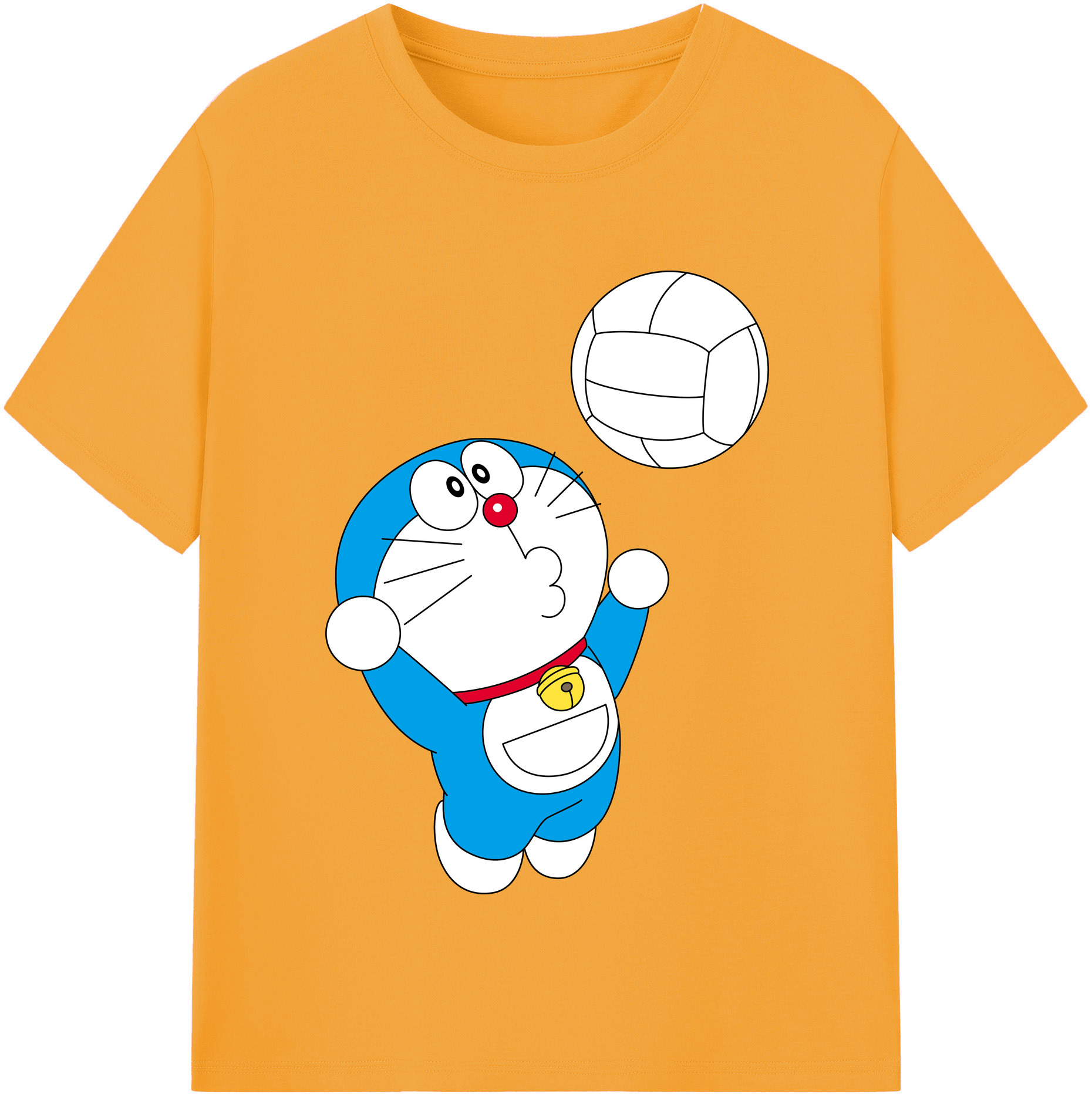 （画像用） ドラえもん Doraemon レディースカジュアルプリントTシャツ（綿100％）