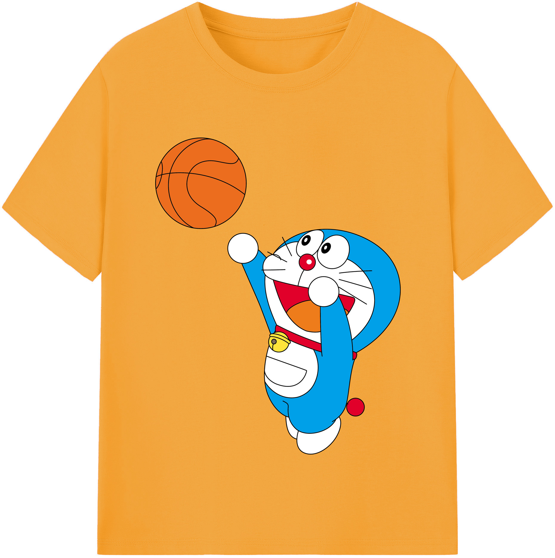 （画像用） ドラえもん Doraemon レディースカジュアルプリントTシャツ（綿100％）