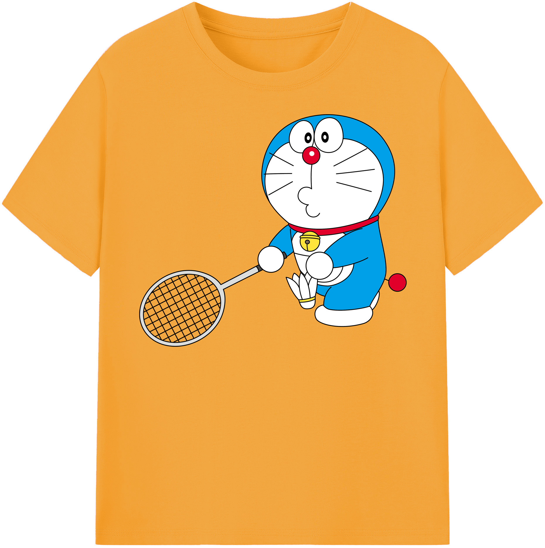 （画像用） ドラえもん Doraemon レディースカジュアルプリントTシャツ（綿100％）