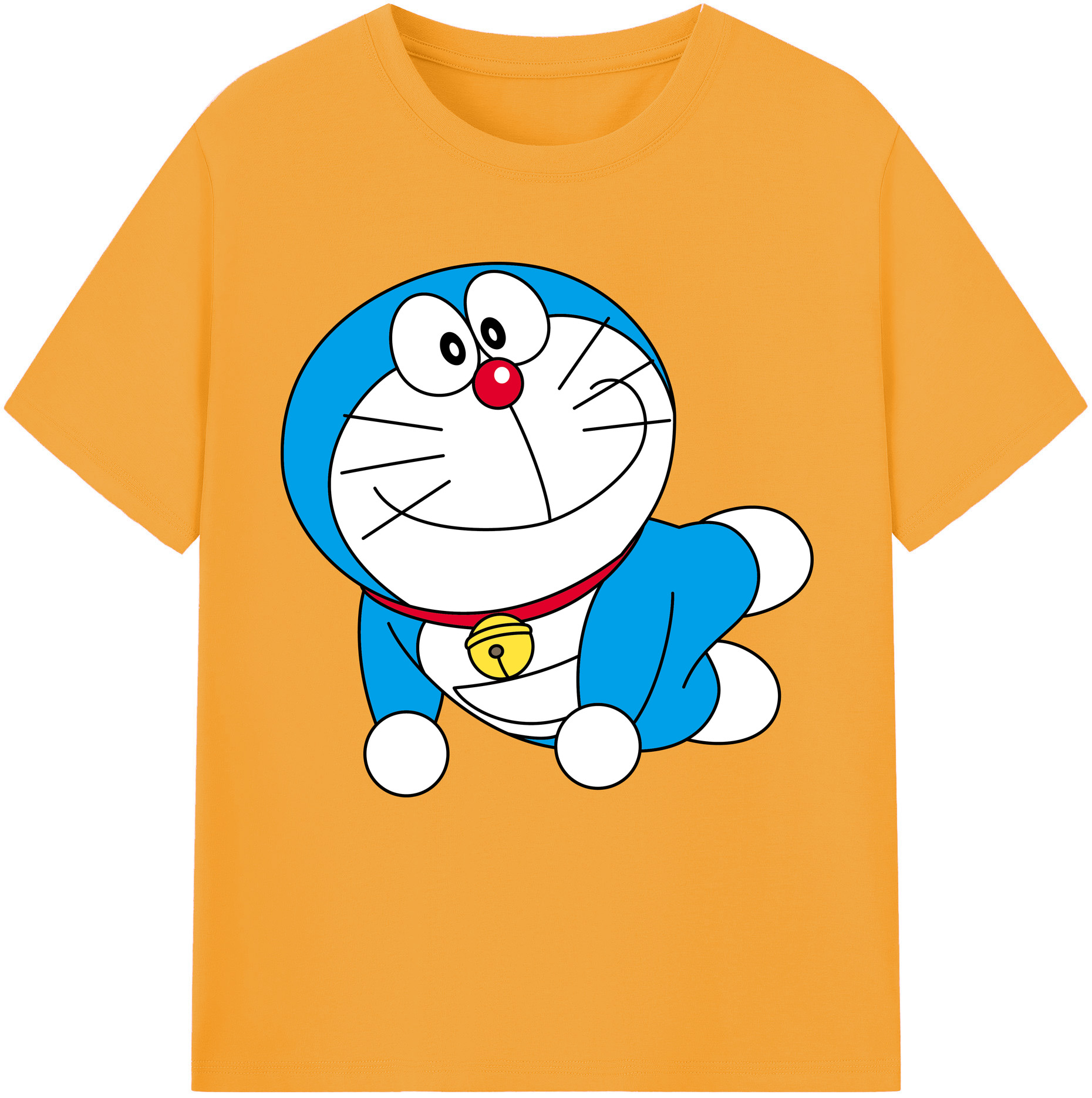 （画像用） ドラえもん Doraemon レディースカジュアルプリントTシャツ（綿100％）
