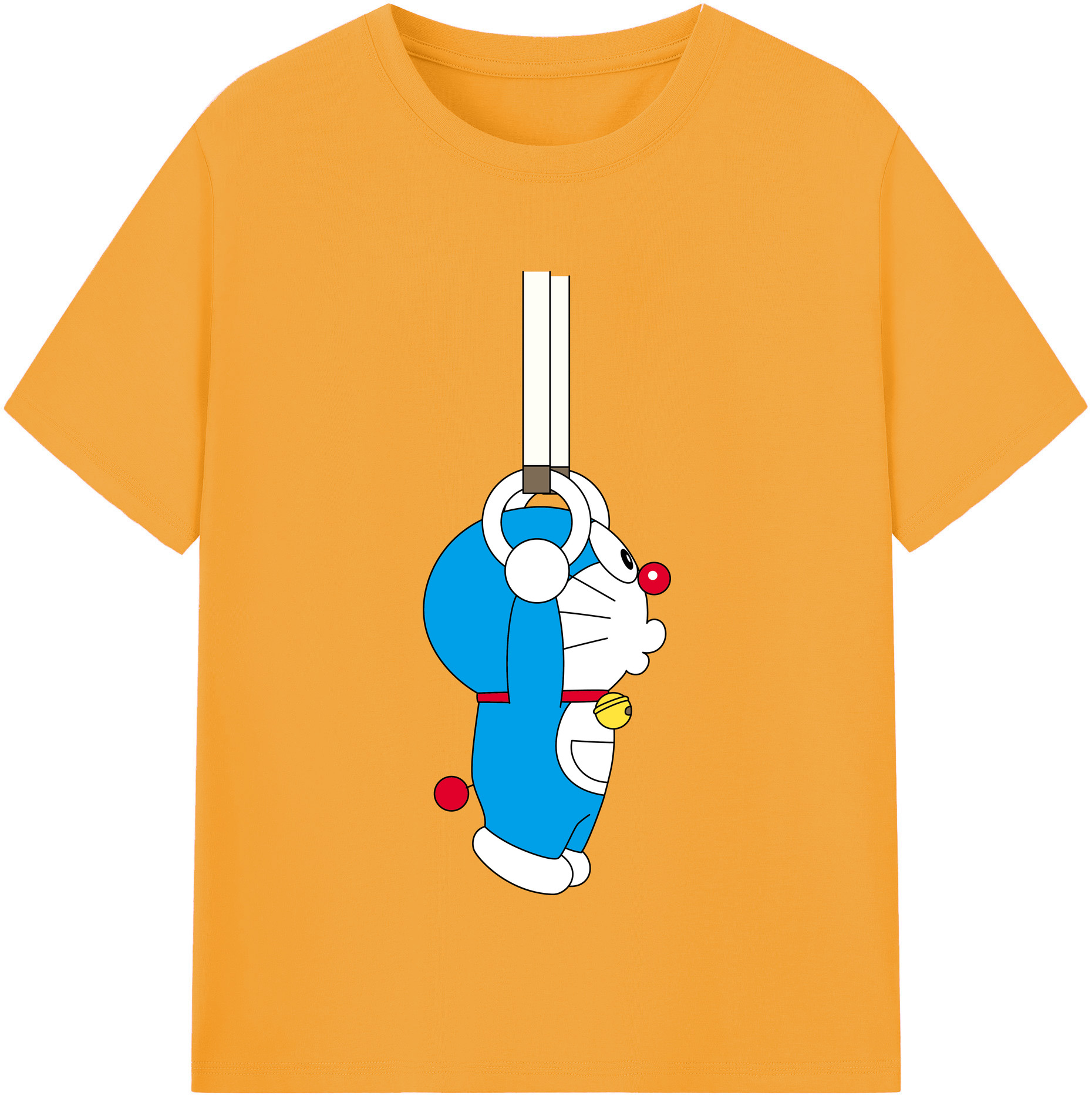 （画像用） ドラえもん Doraemon レディースカジュアルプリントTシャツ（綿100％）